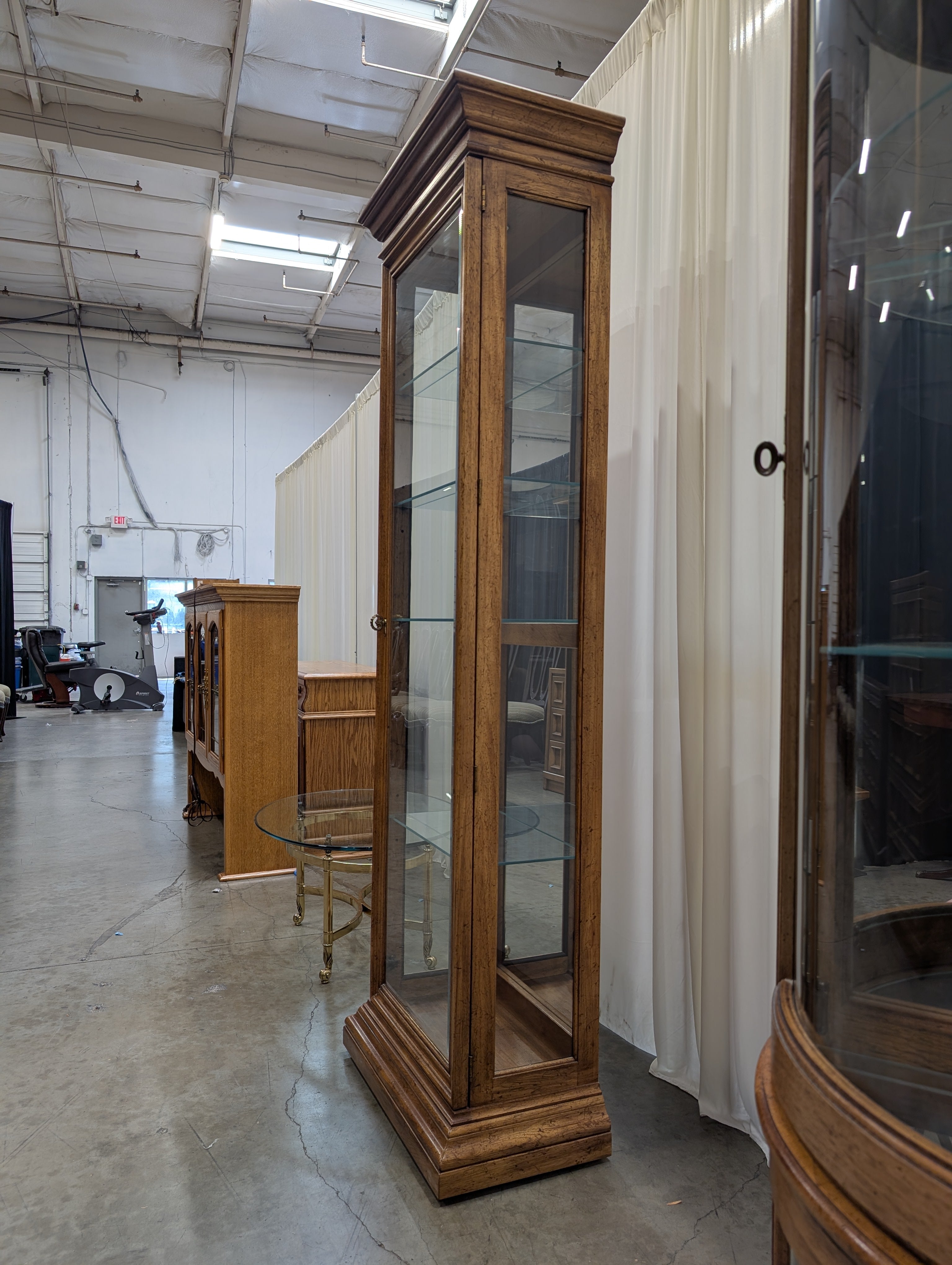 Vintage American of Martinsville lighted Curio Cabinet