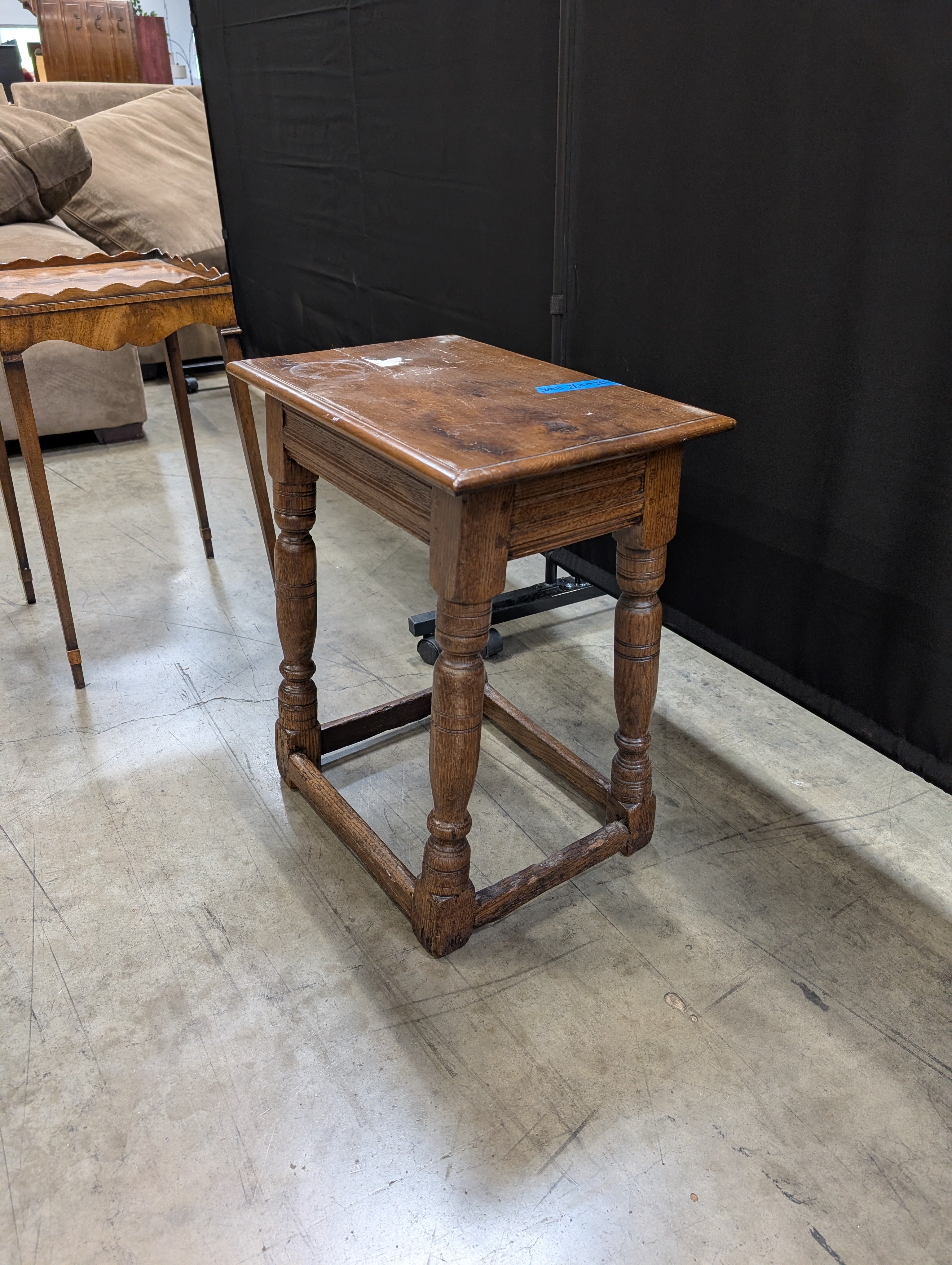 Classic Dark Wood Side Table