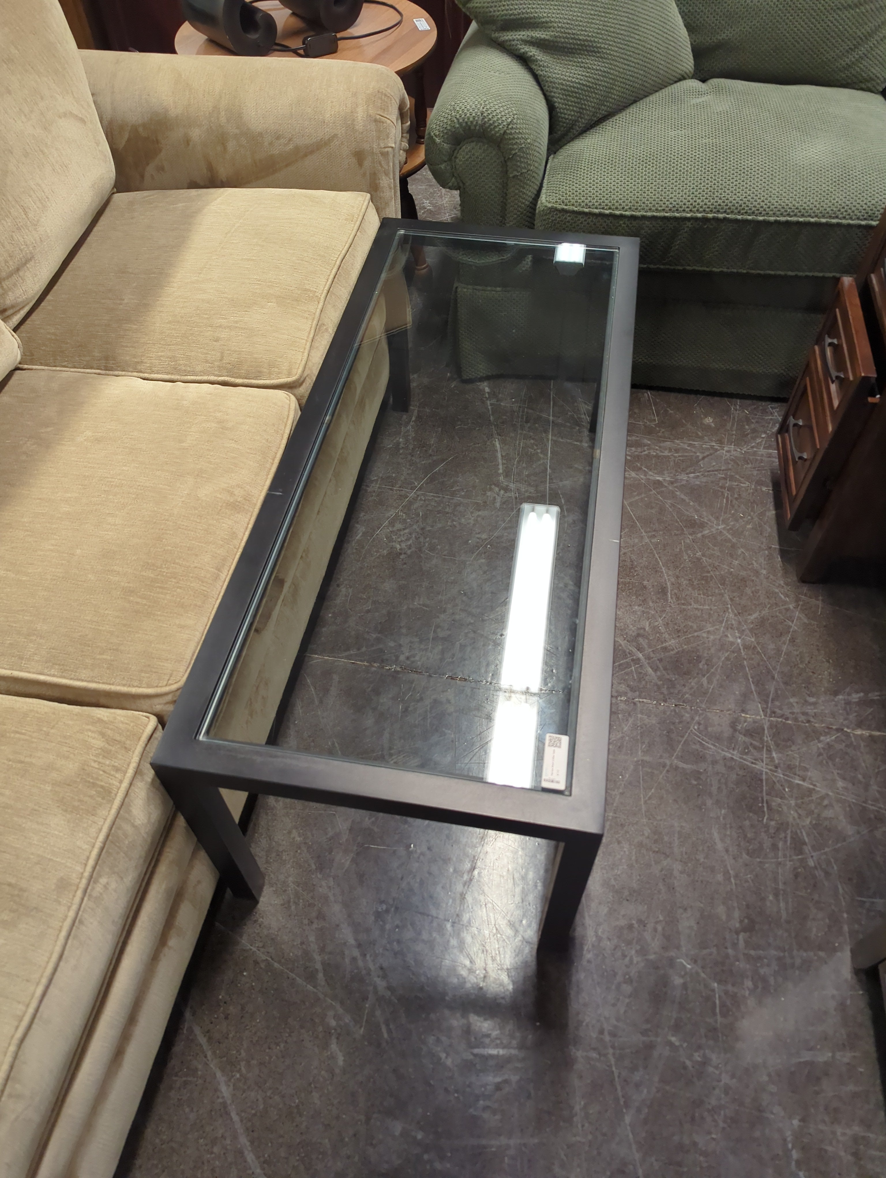 Narrow Black Coffee Table