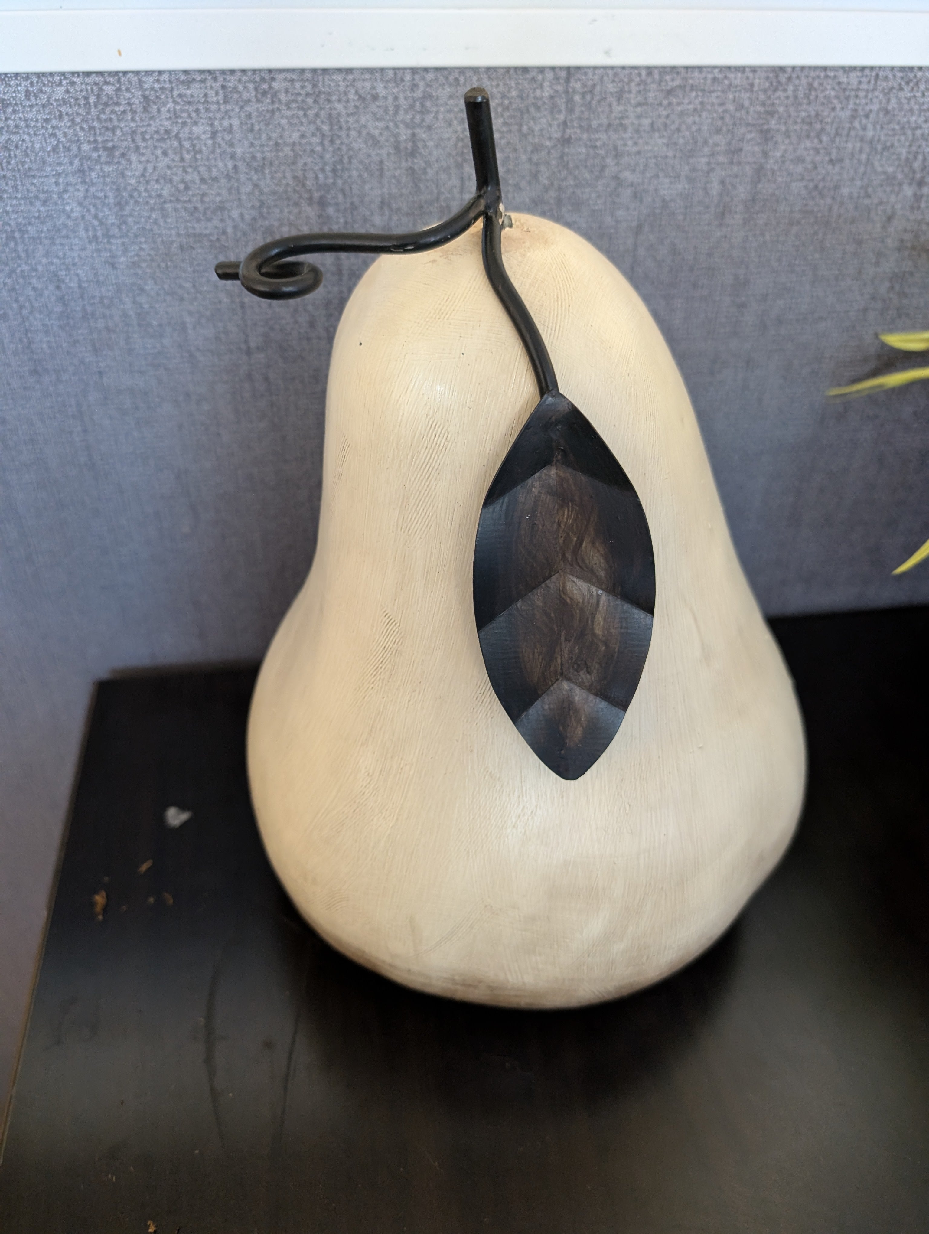 Large Rustic Pear Decorative Figurine
