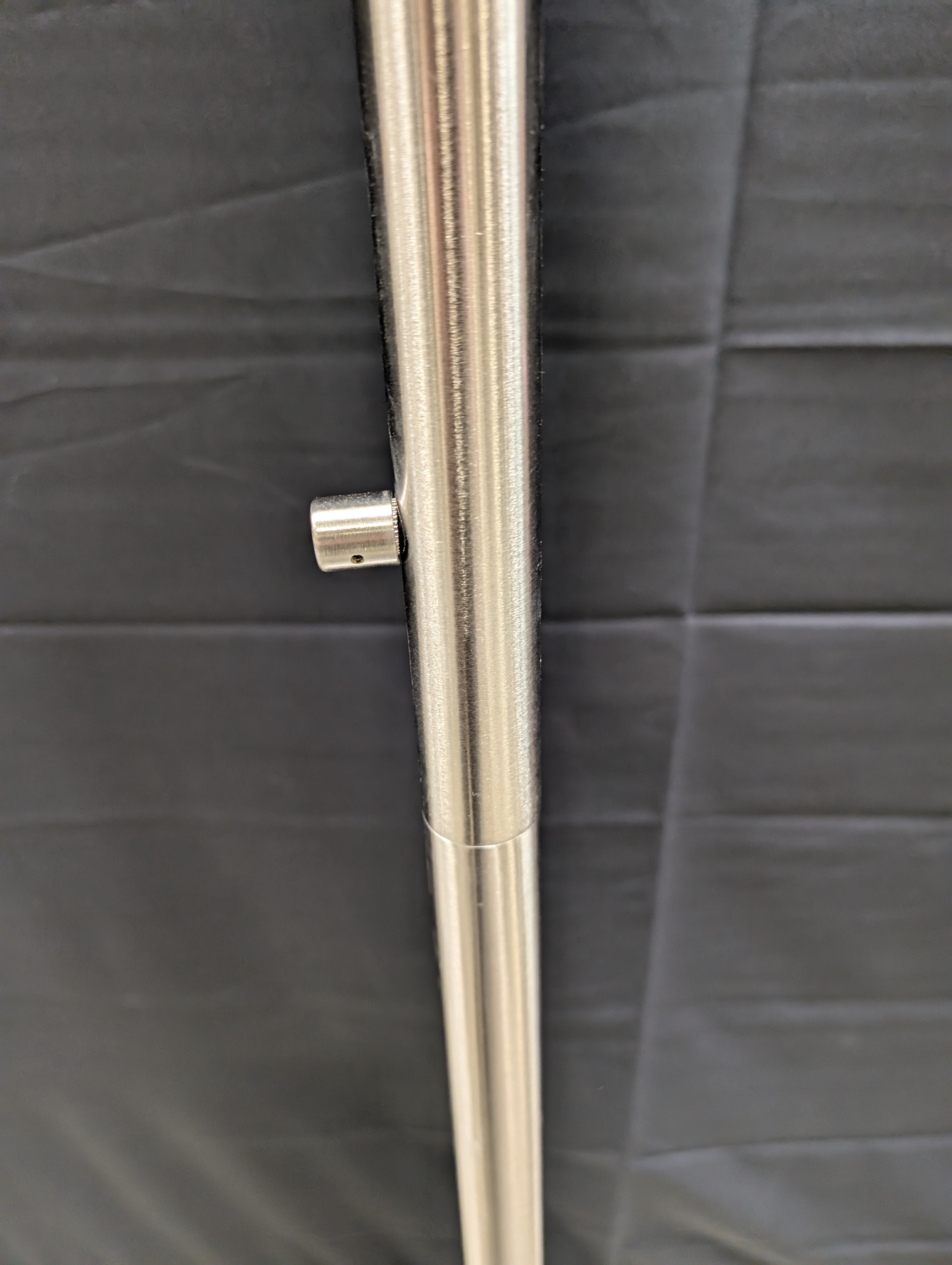 Modern Brushed Nickel Torchiere Floor Lamp with Frosted Plastic Shade