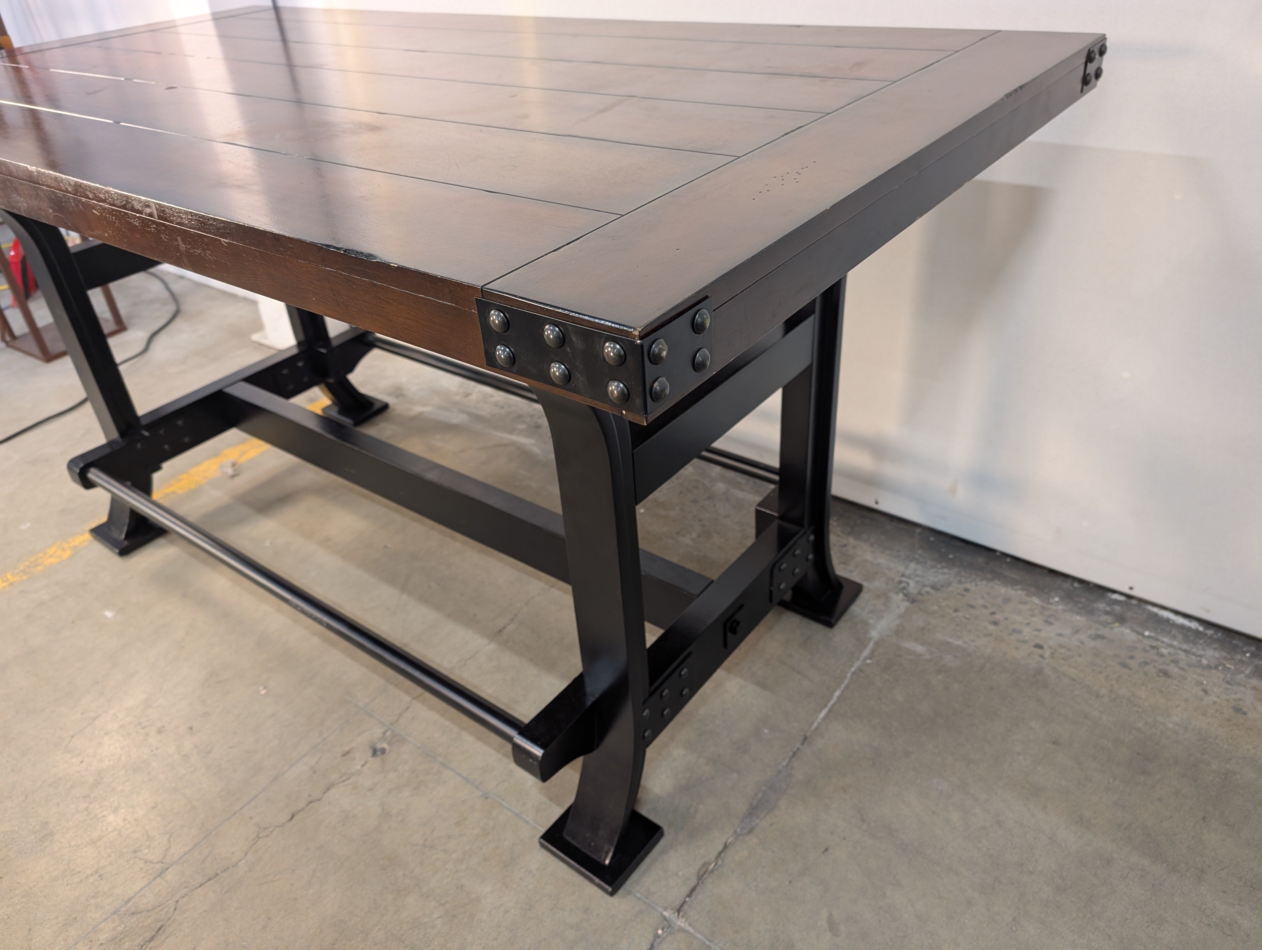 Industrial Style Counter-Height Dining Table