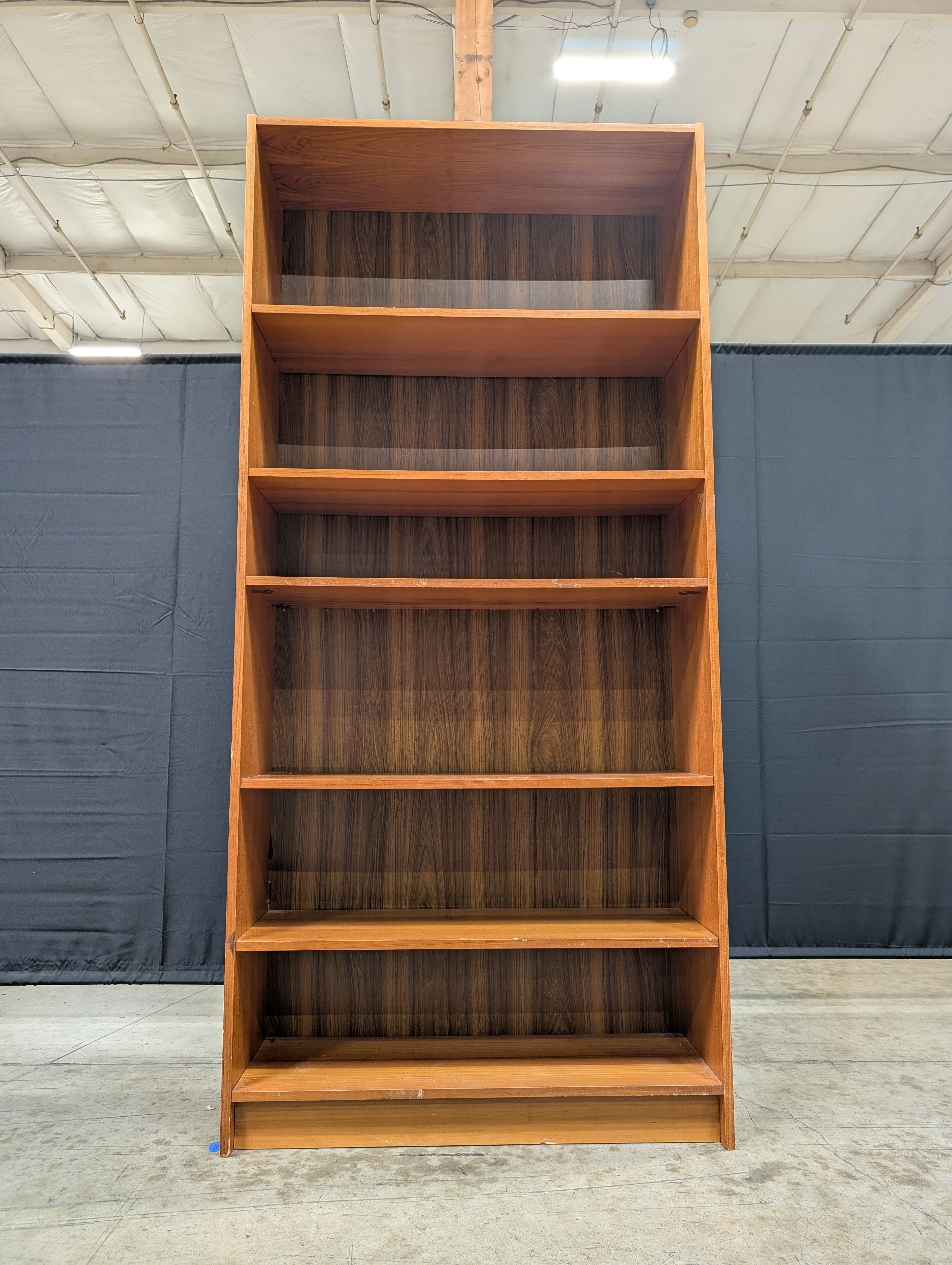 Five-Tier Freestanding Wooden Bookcase