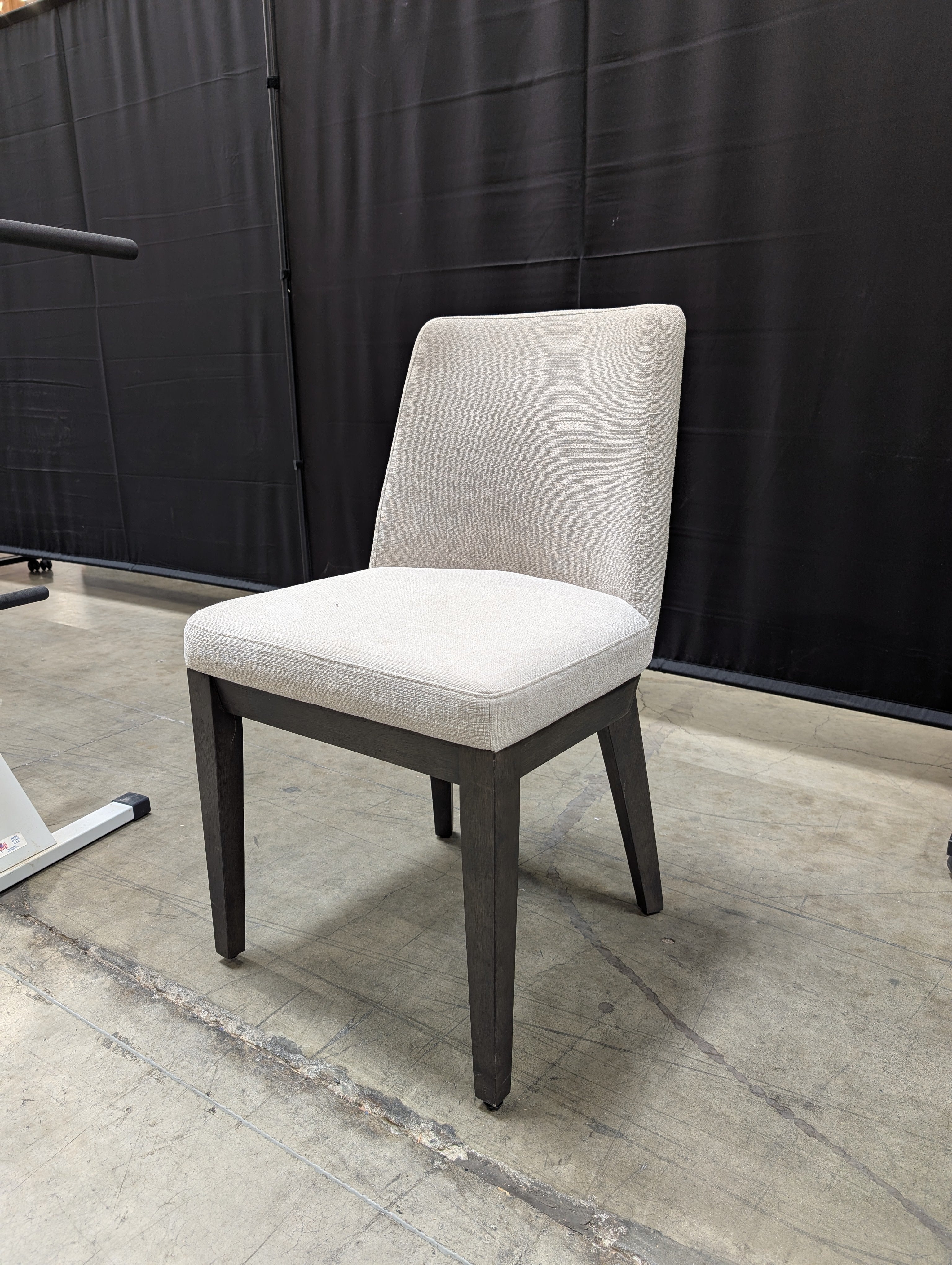 Pike and Main Designs Greige Upholstered Dining Chair