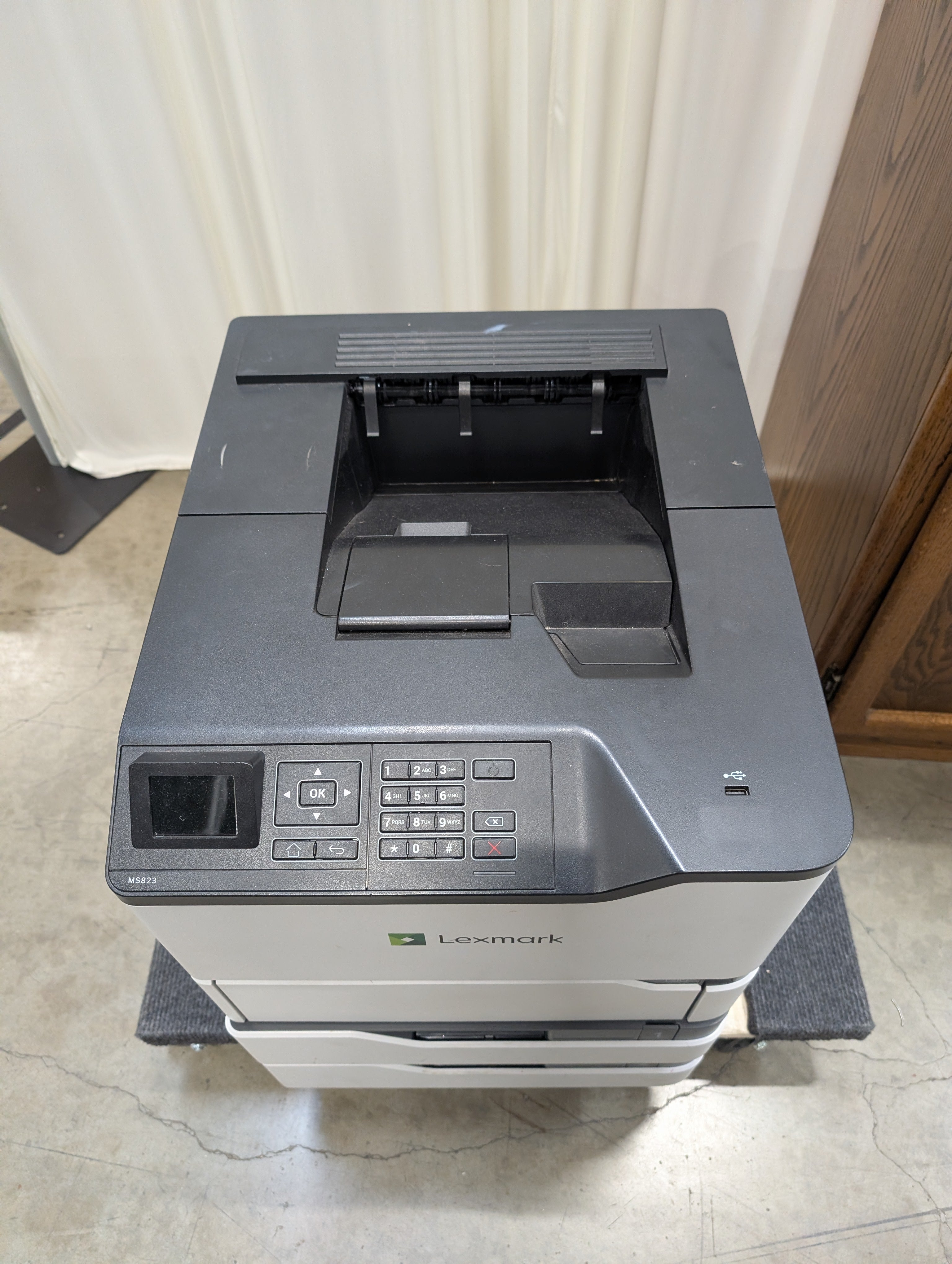 Lexmark MS823 Laser Printer with Dual Trays