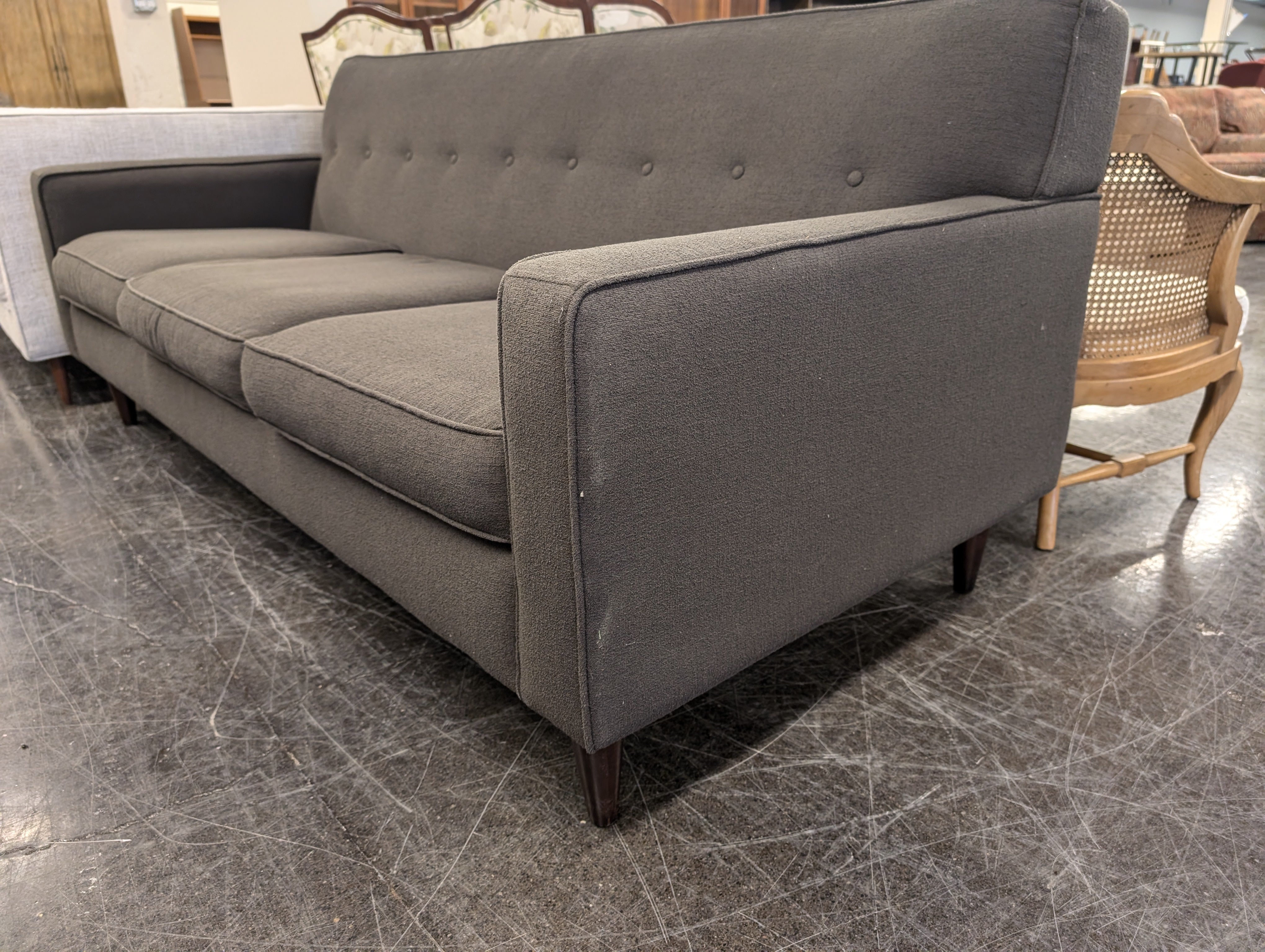 Better By Design Mid-Century Inspired Tufted Sofa