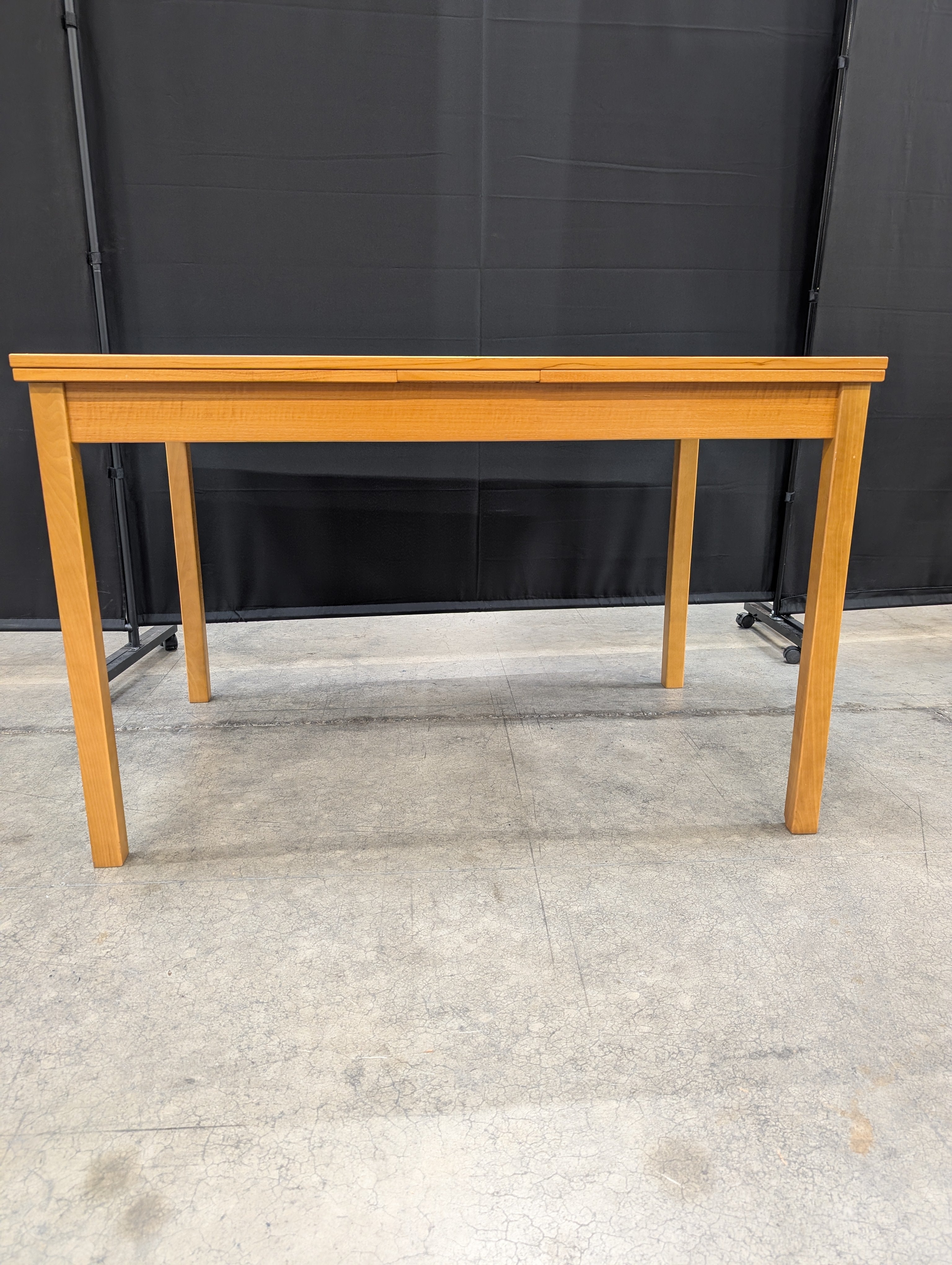 Compact Wooden Dining Set with Upholstered Seating