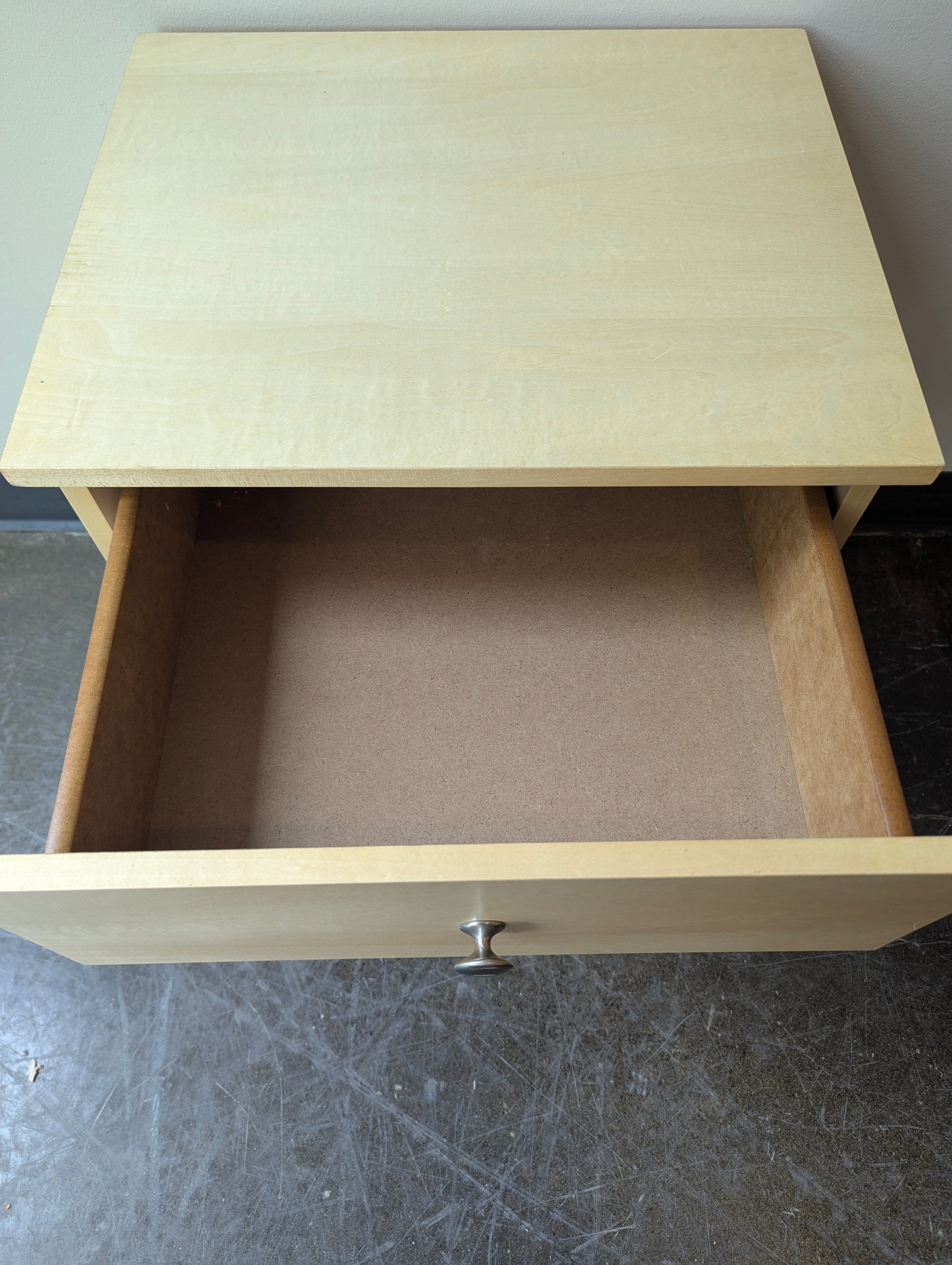 Light Wood Storage Drawers