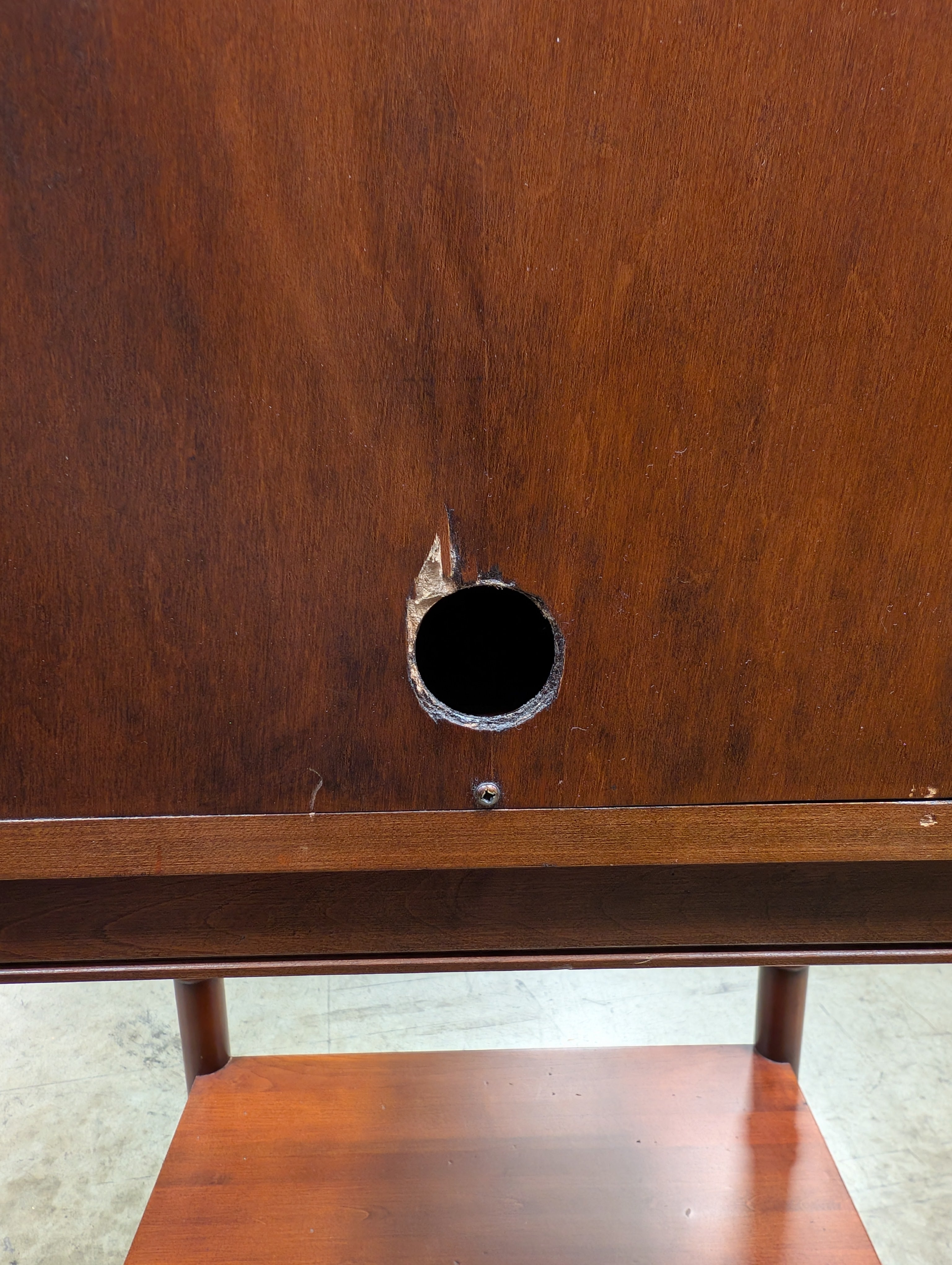 Ethan Allen Cherry Bar Cabinet