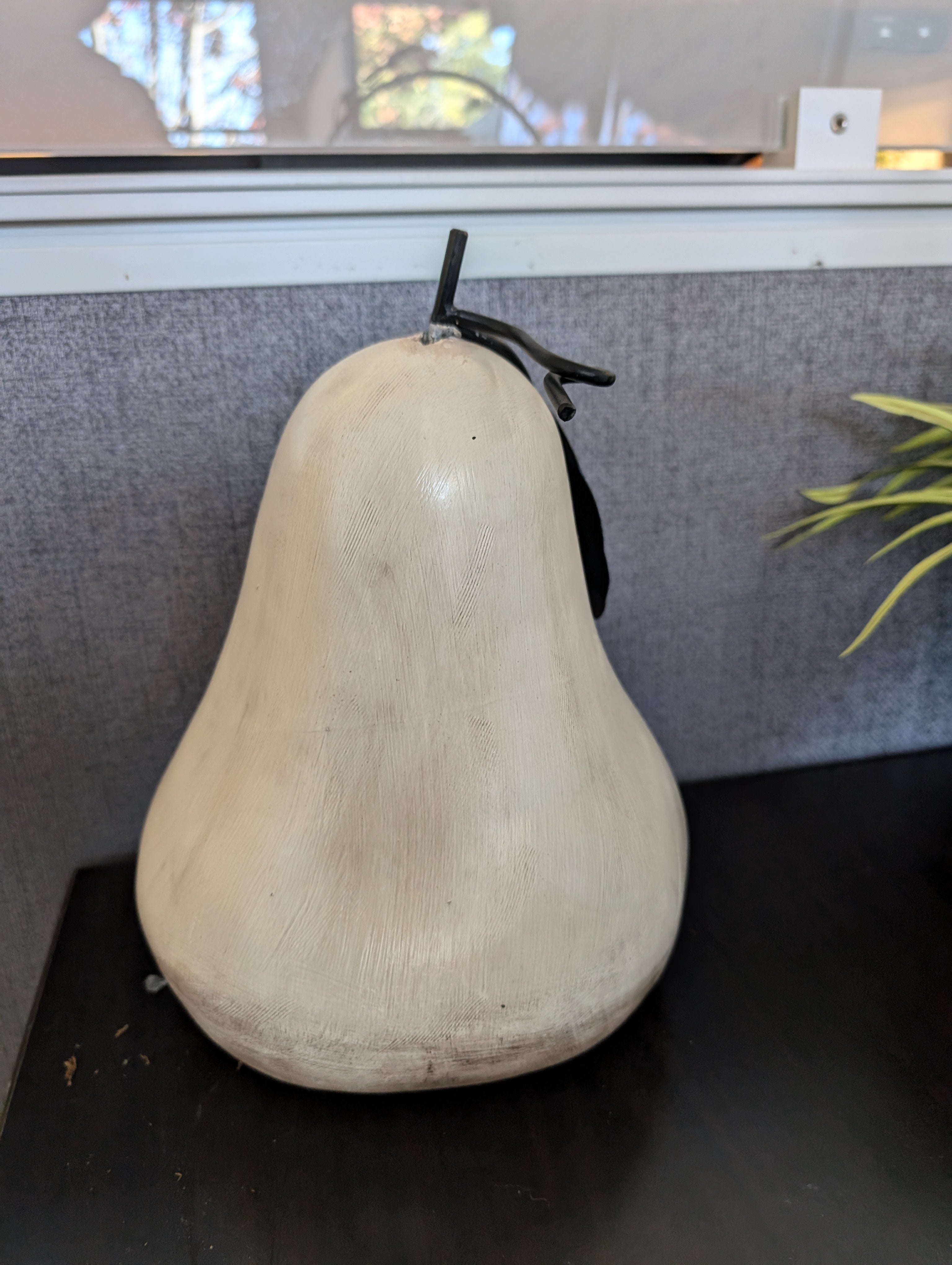 Large Rustic Pear Decorative Figurine