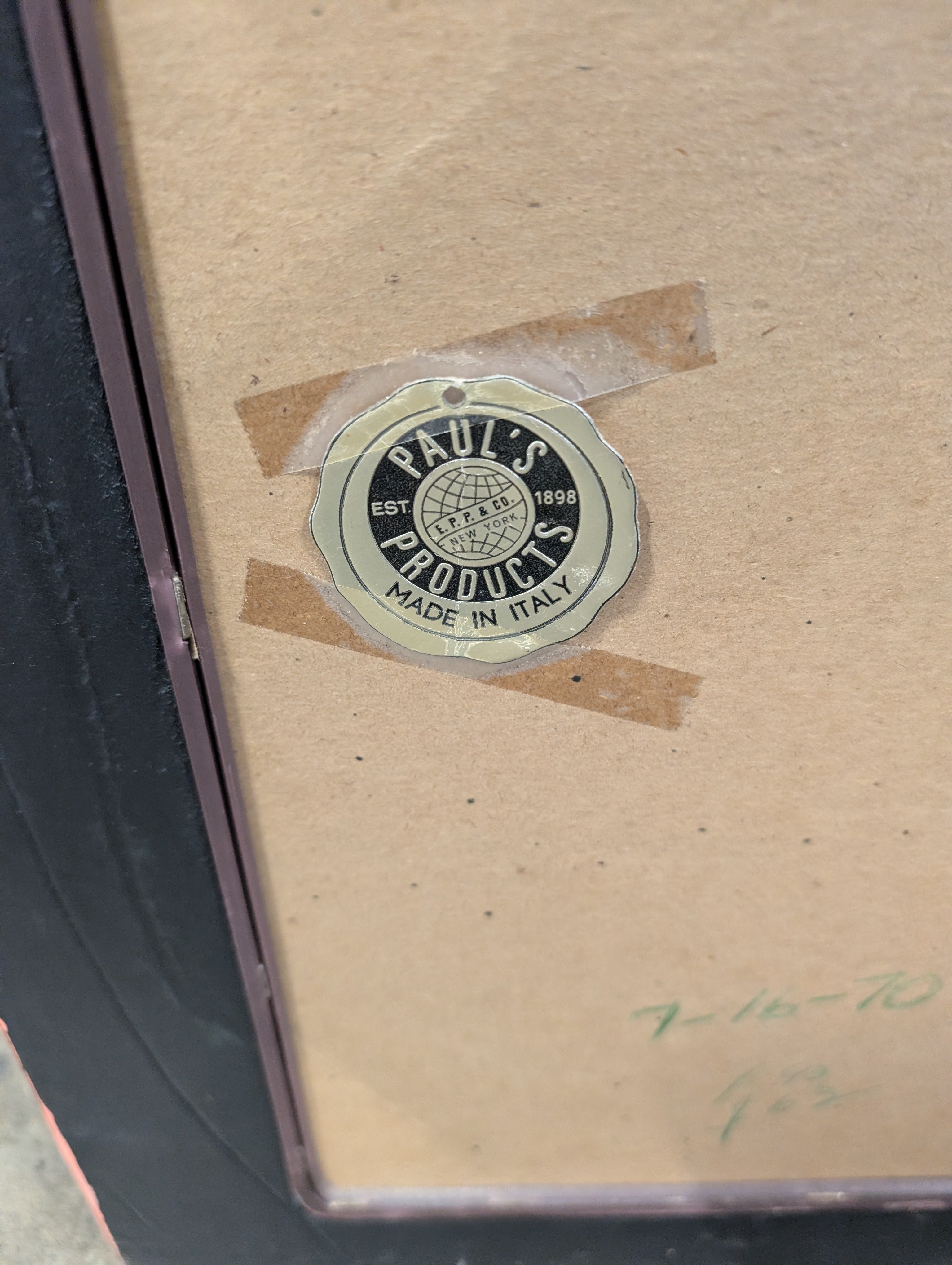 Ornate Fuchsia and Gold Decorative Wall Mirror