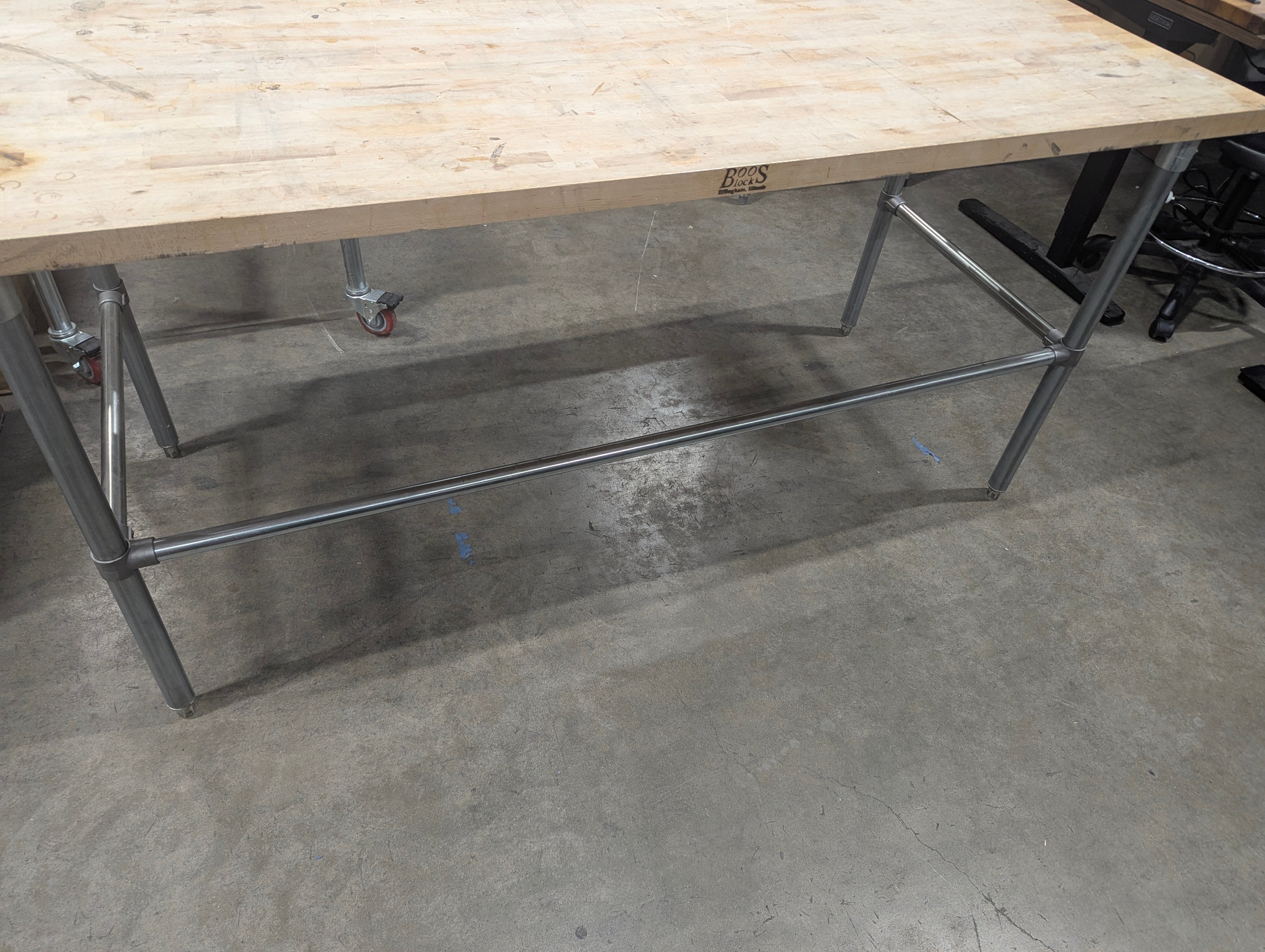 Industrial Butcher Block Workbench Table ( WAREHOUSE SALE)