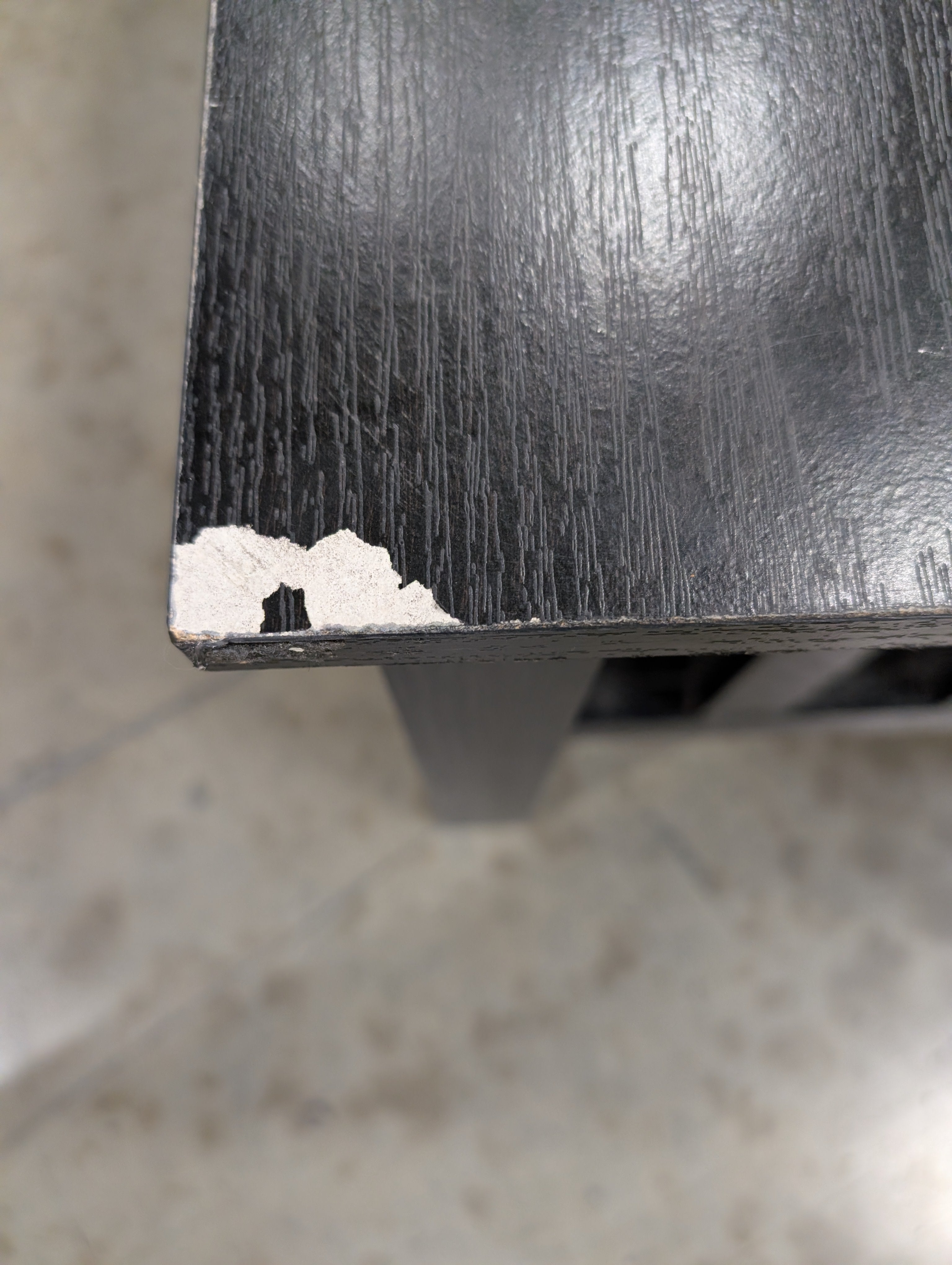 Modern Dark Brown Rectangular Coffee Table with Storage Shelf