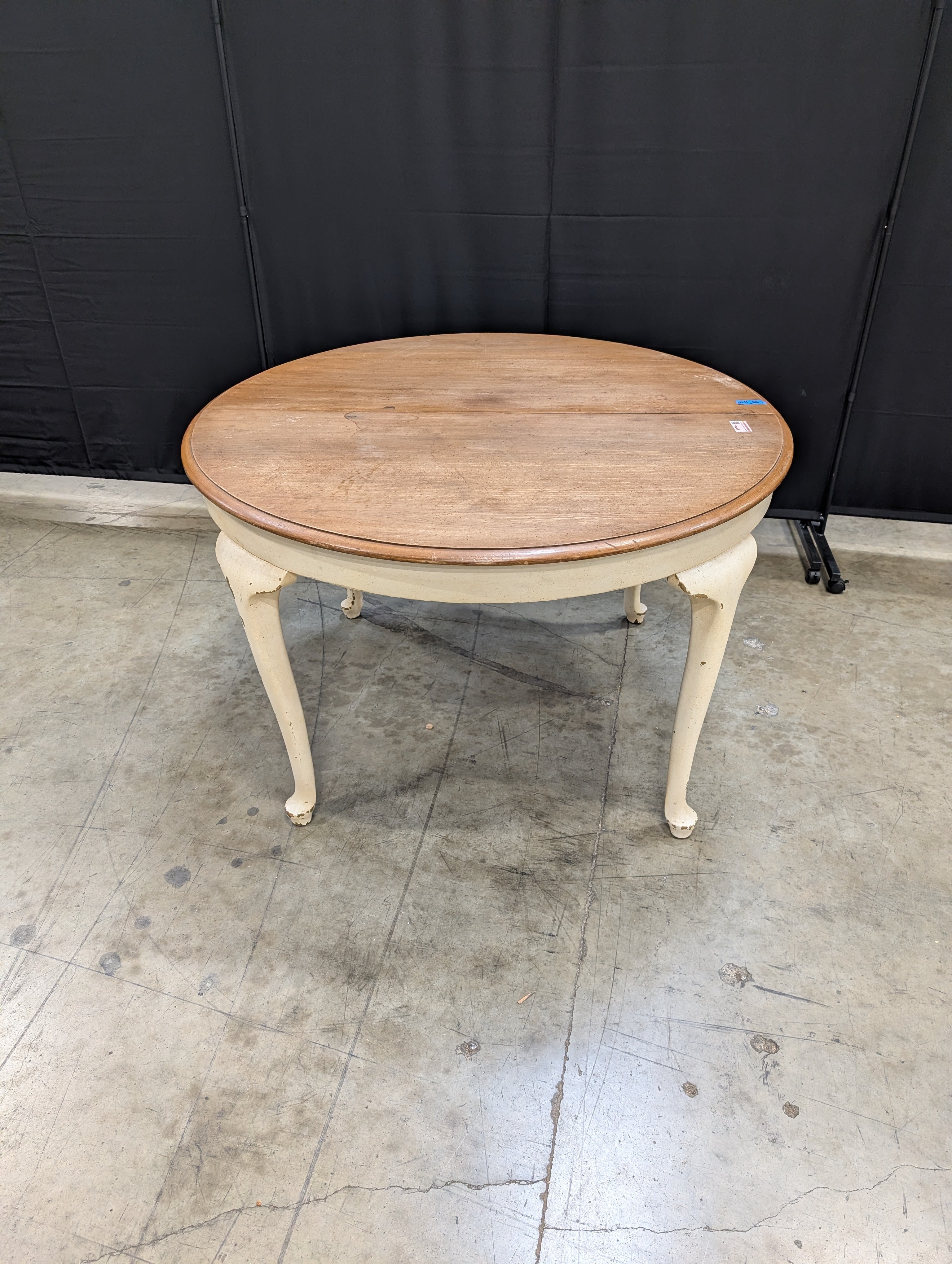 Versatile Round Wood Drop Leaf Dining Table