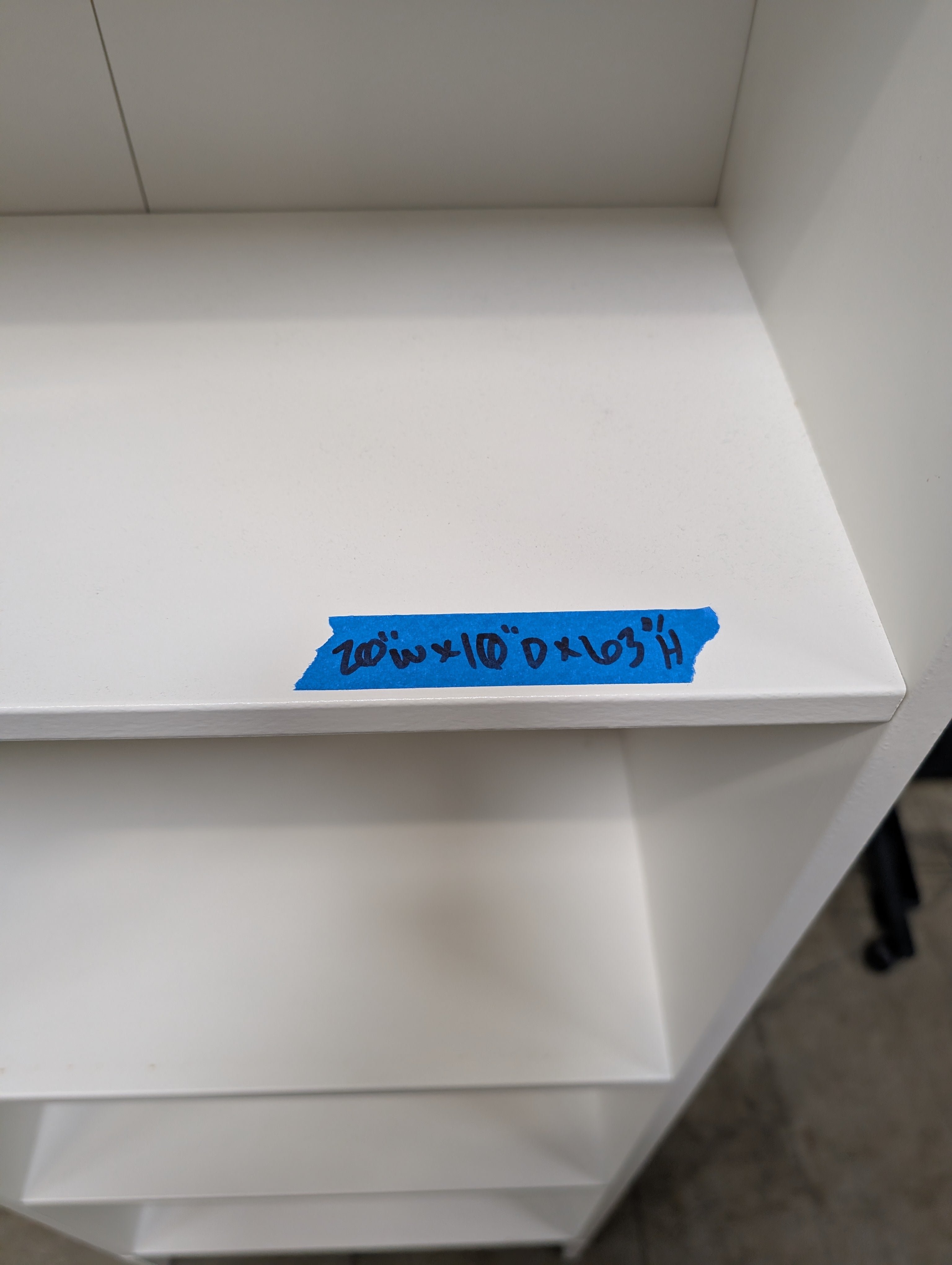 White Four-Shelf Storage Bookcase