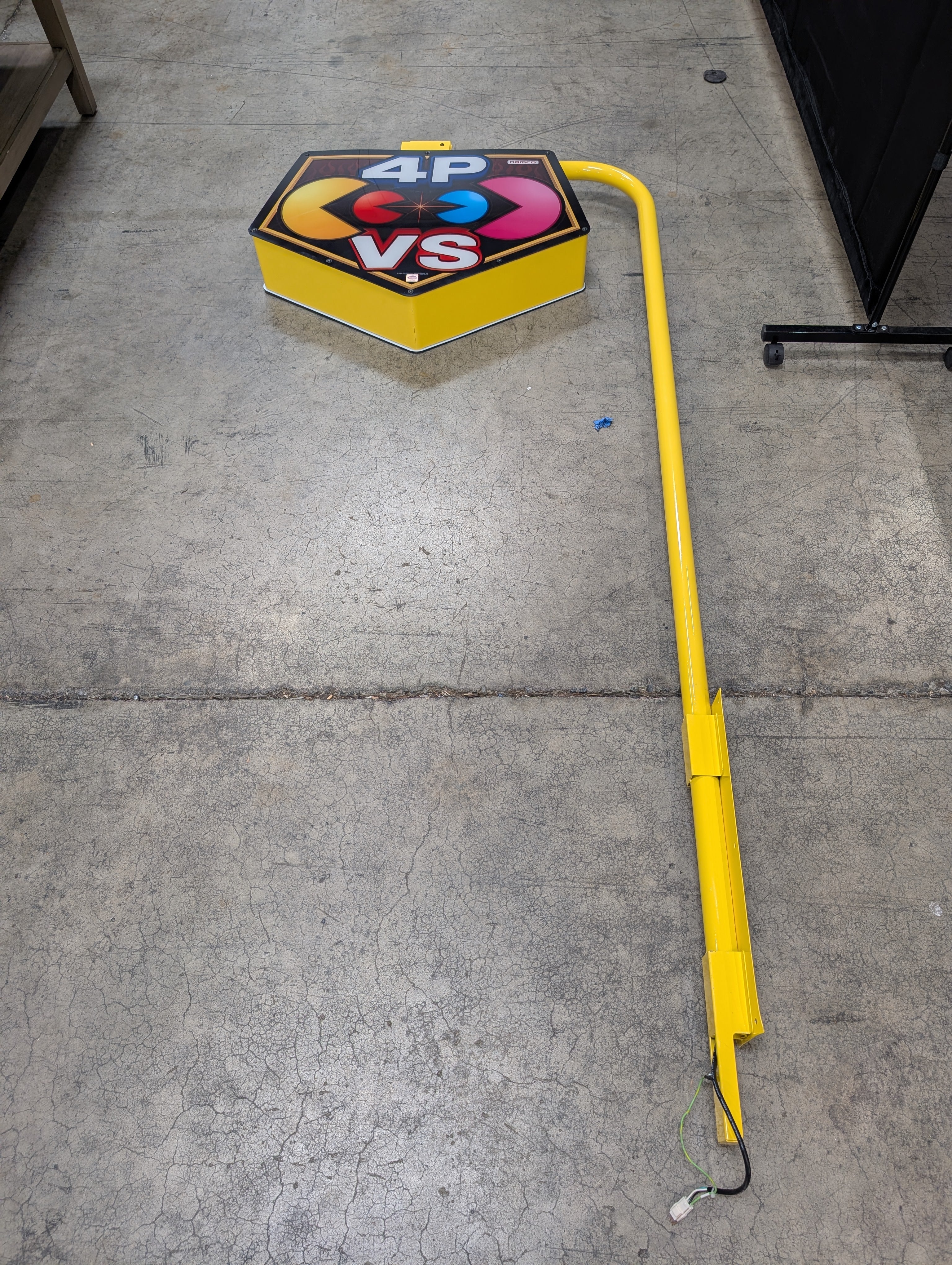 Namco Pac-Man Battle Royale Arcade Sign with Pole