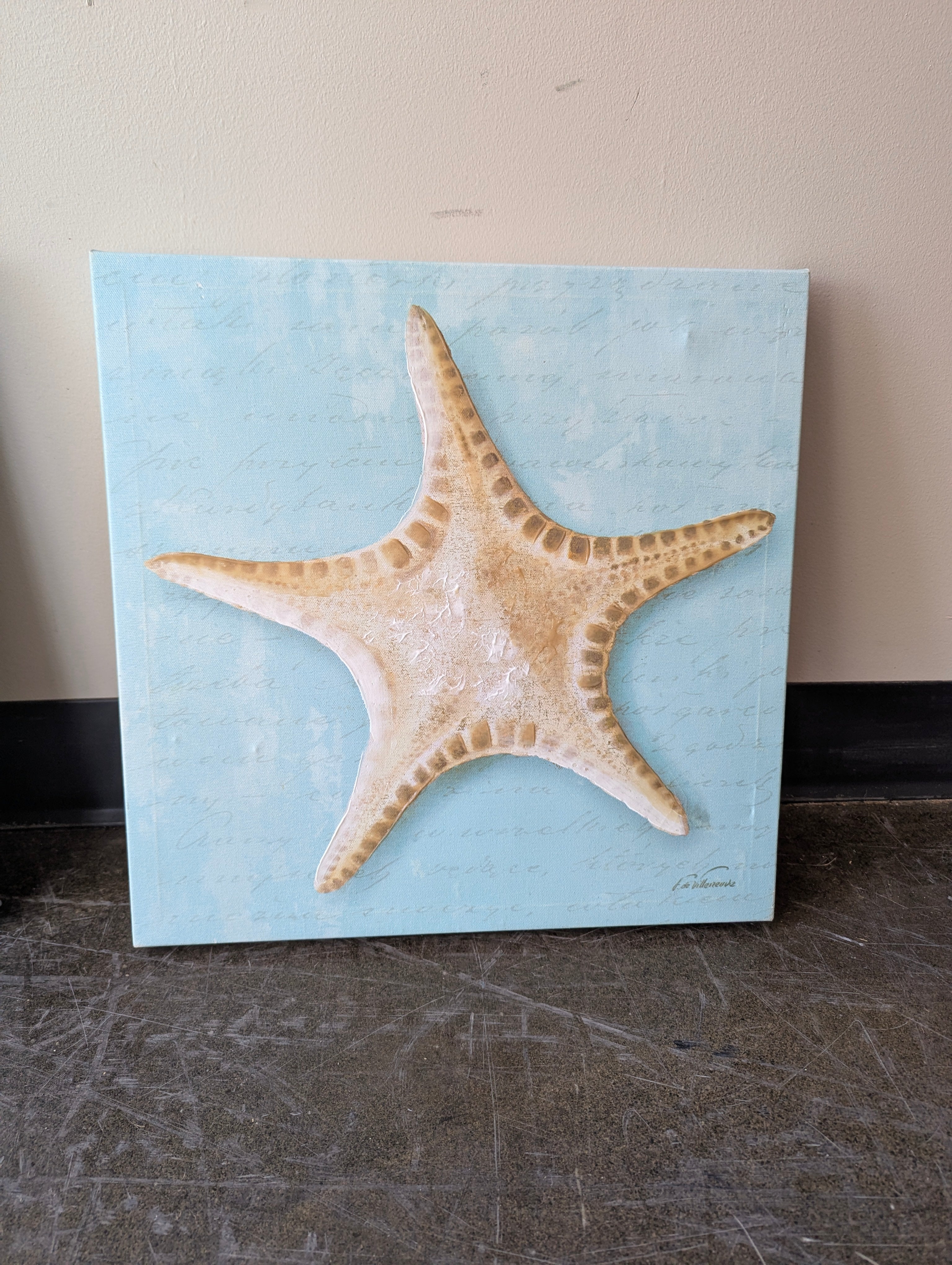 Starfish Canvas Wall Art