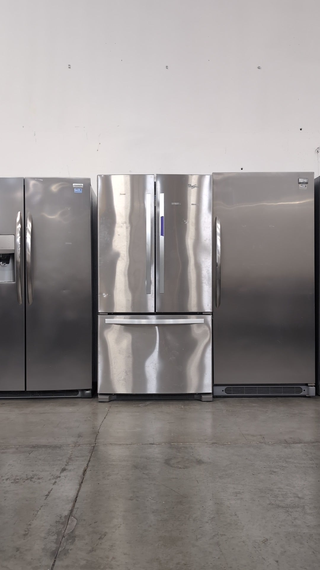 Whirlpool Stainless Steel French Door Refrigerator with Bottom Freezer