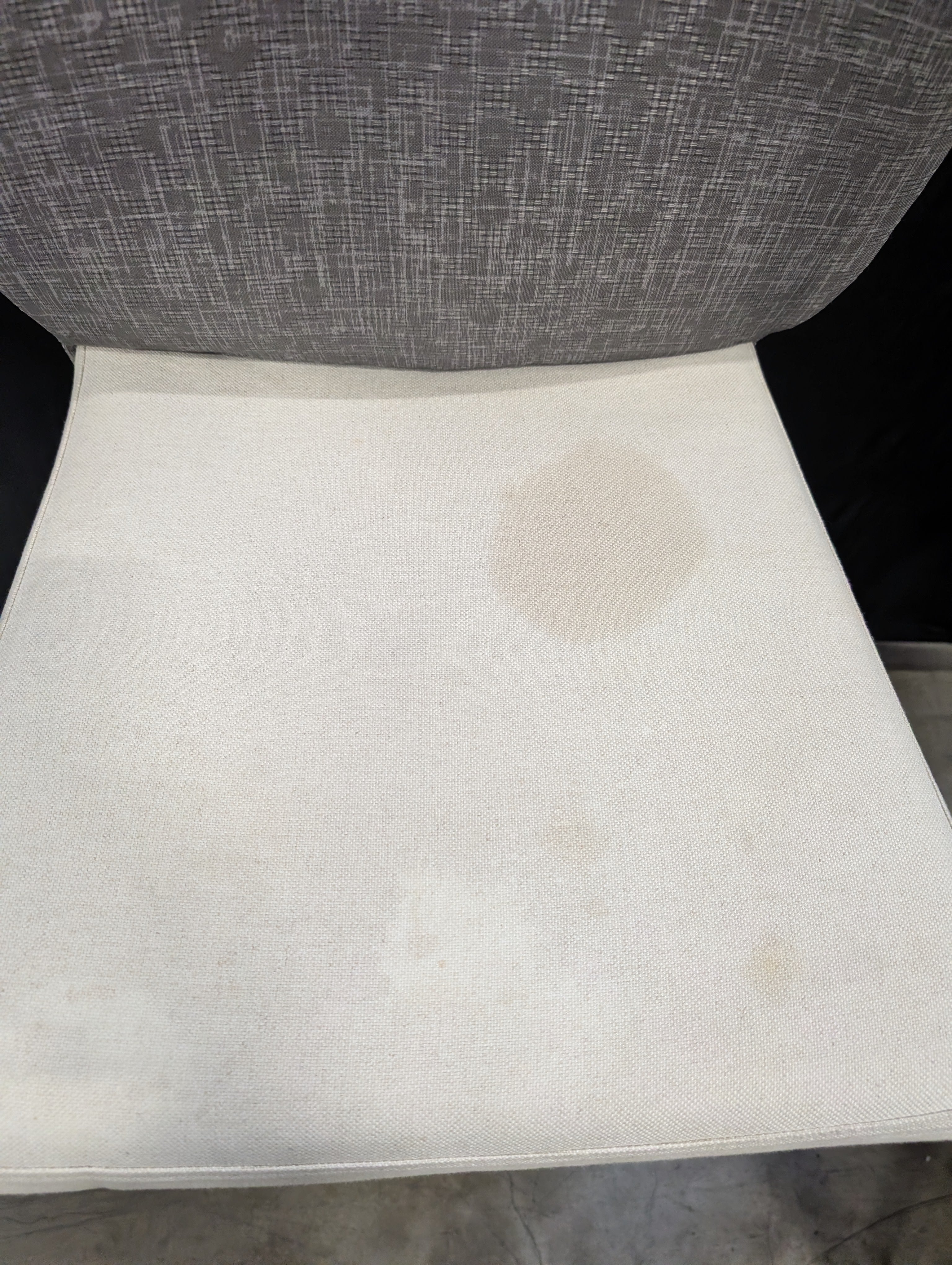 Beige Stool with cover