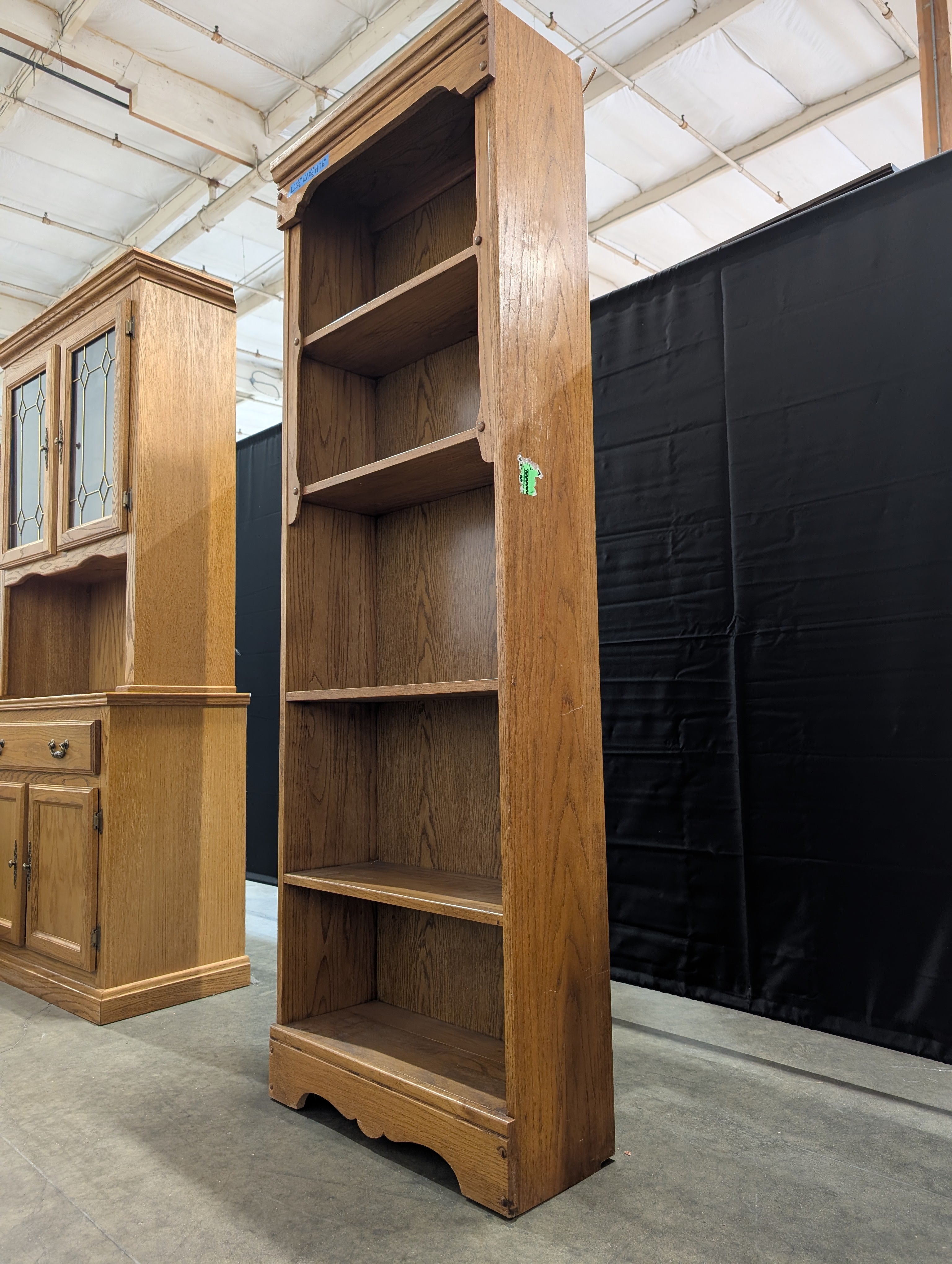 Tall Wood Grain Storage Unit