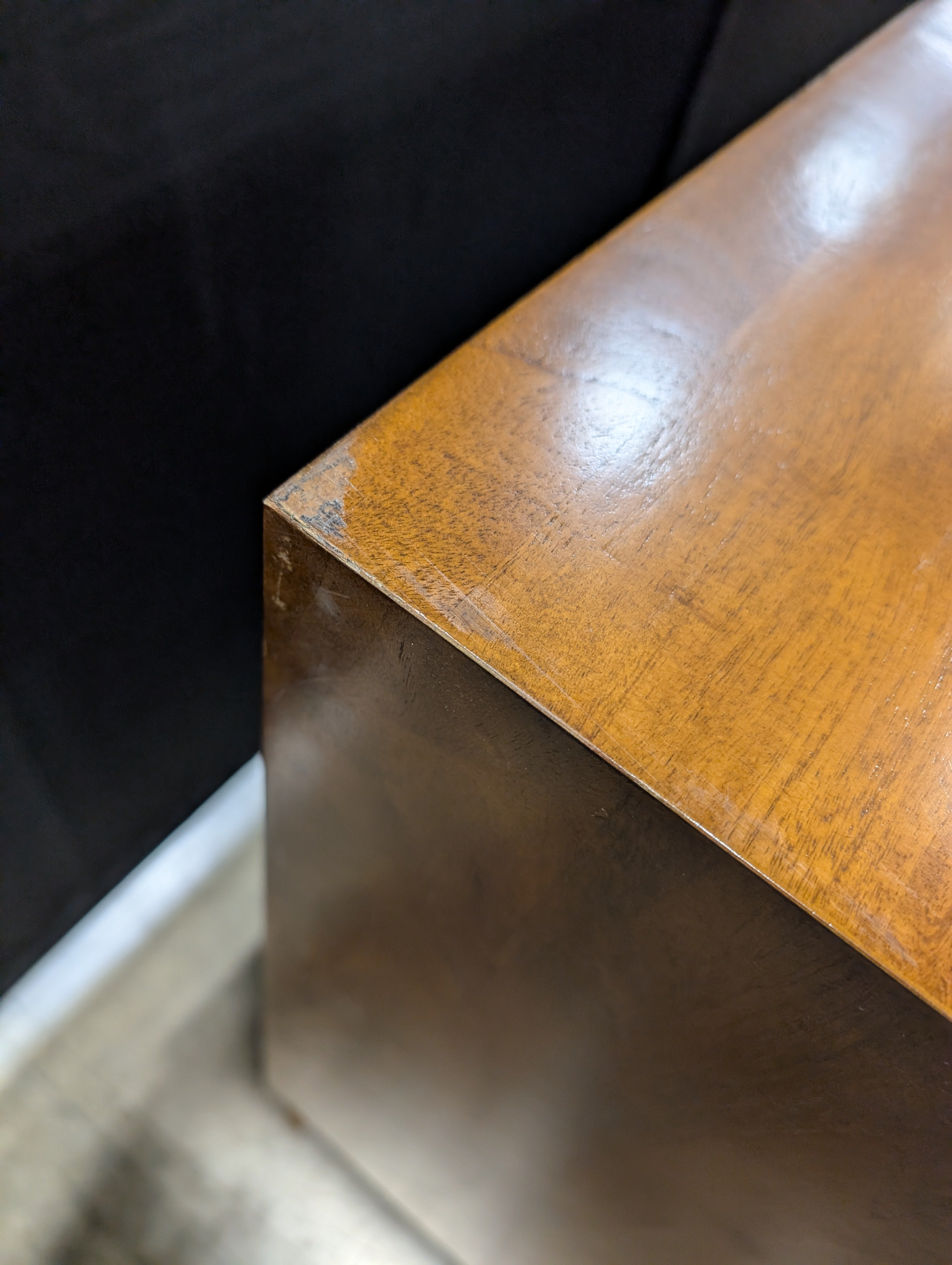 Mid-Century Modern Style Wooden Dresser with Tapered Legs