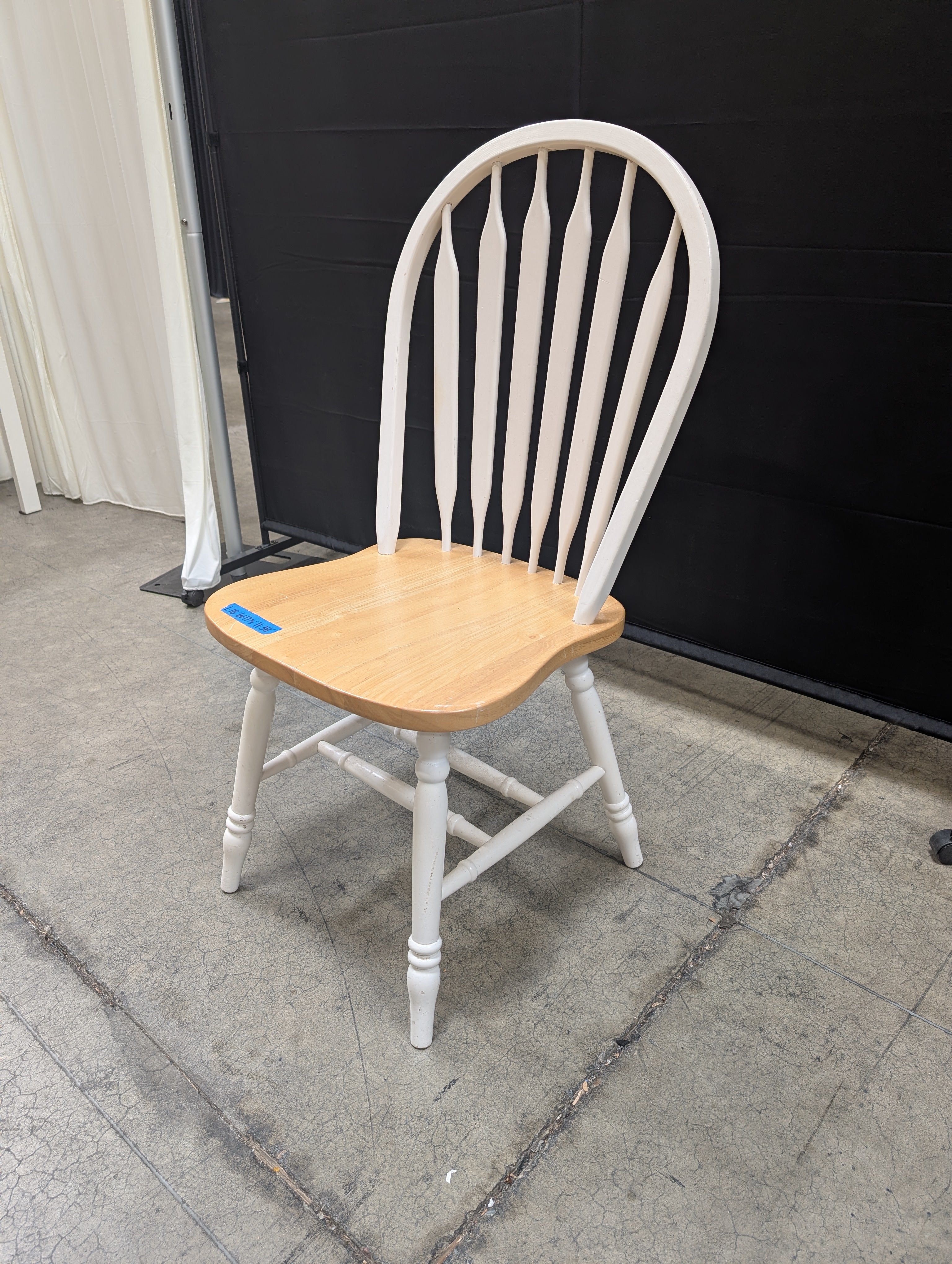 Two-Tone Windsor Style Wood Chair