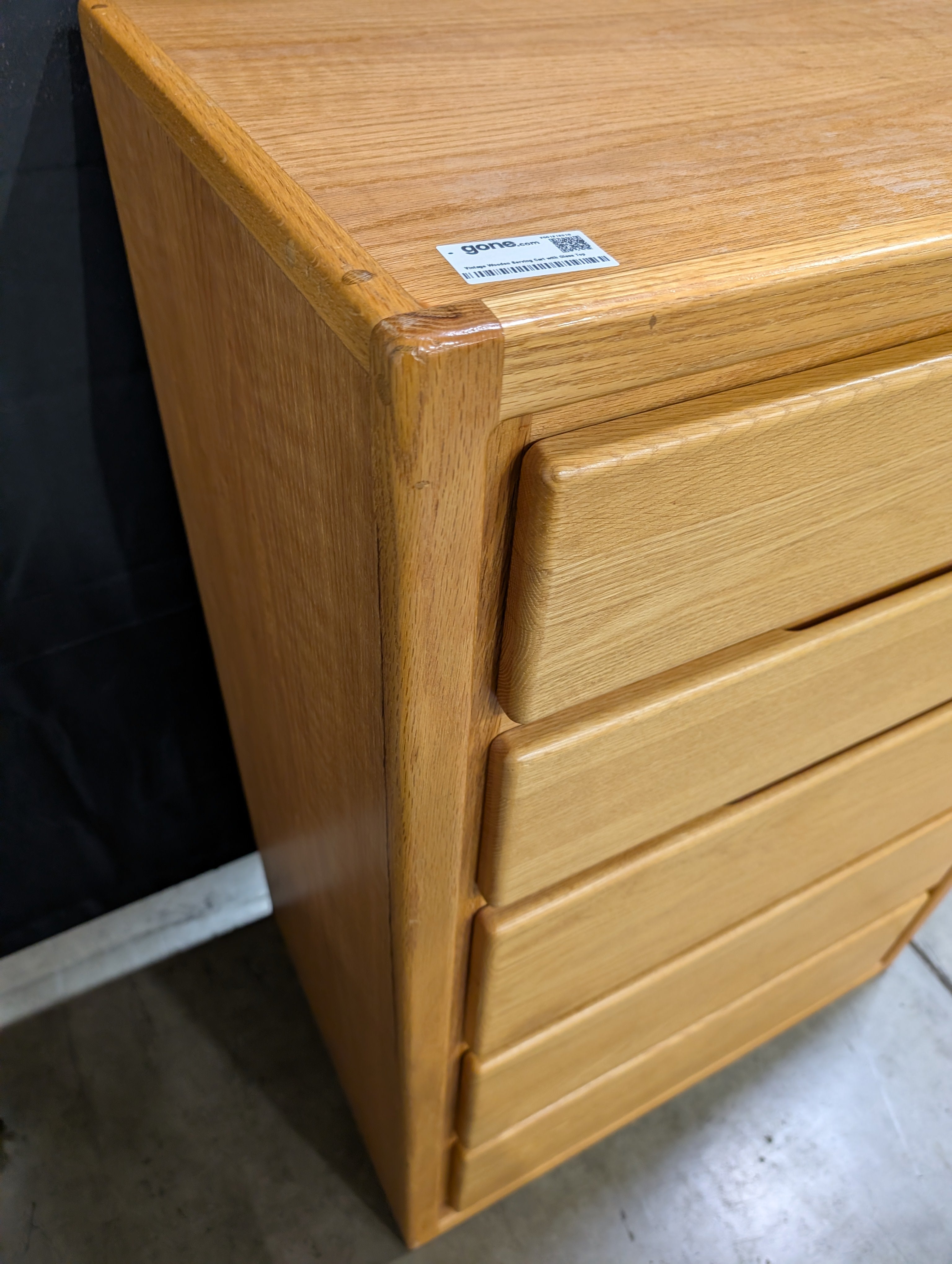 Five Drawer Wooden Dresser