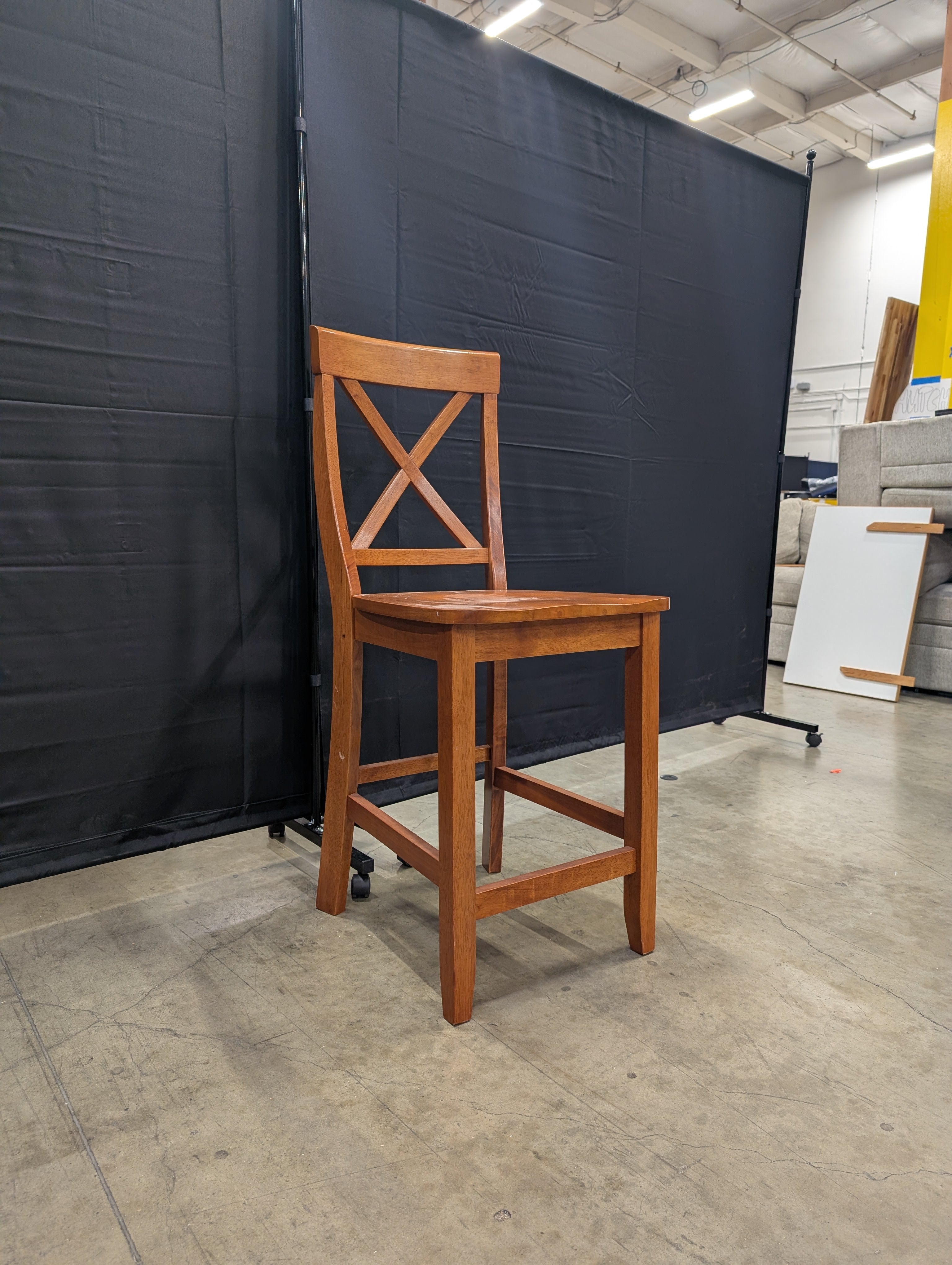 Solid Wood X-Back Dining Chair