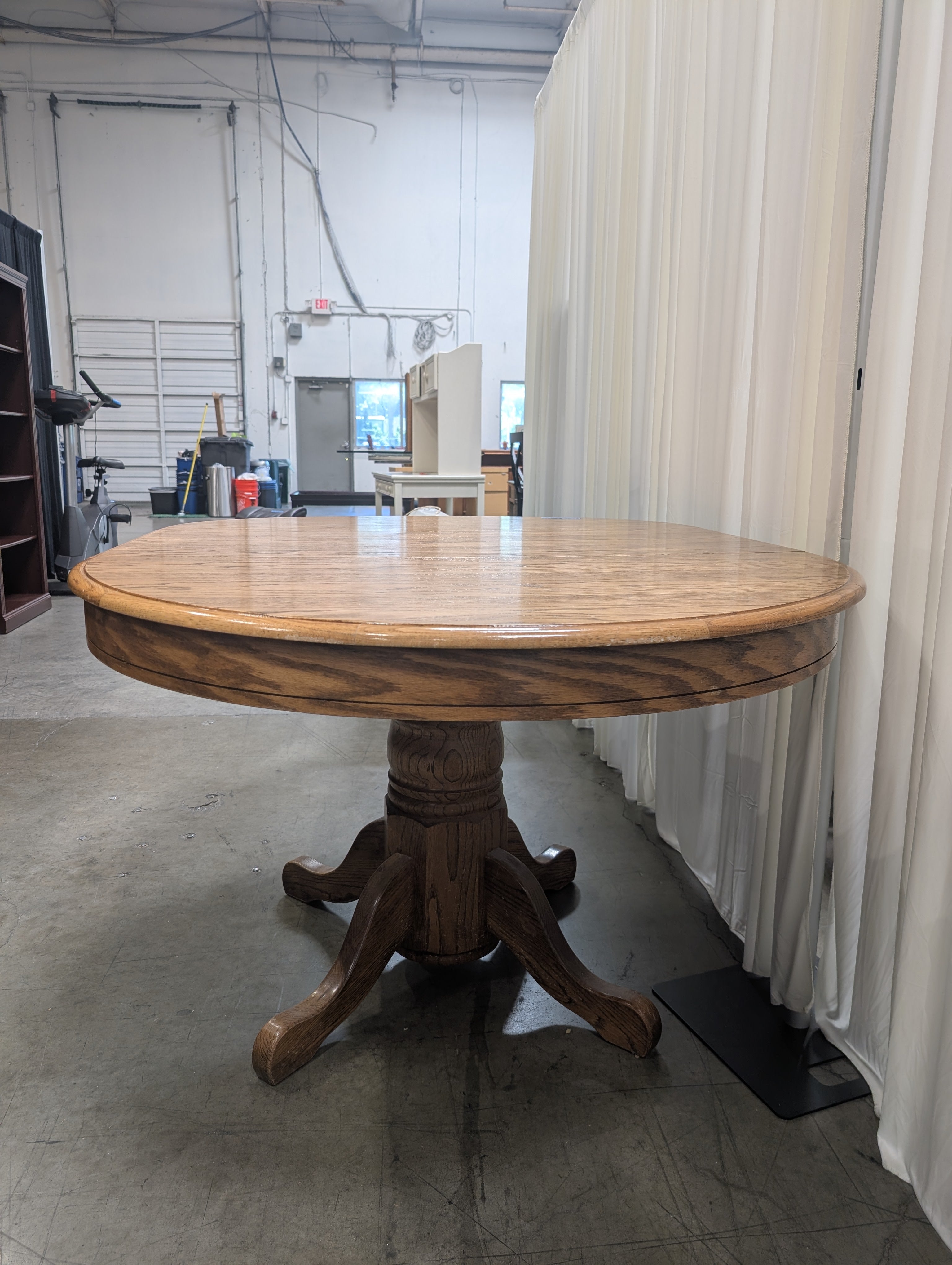 Oval Honey Oak Dining Table