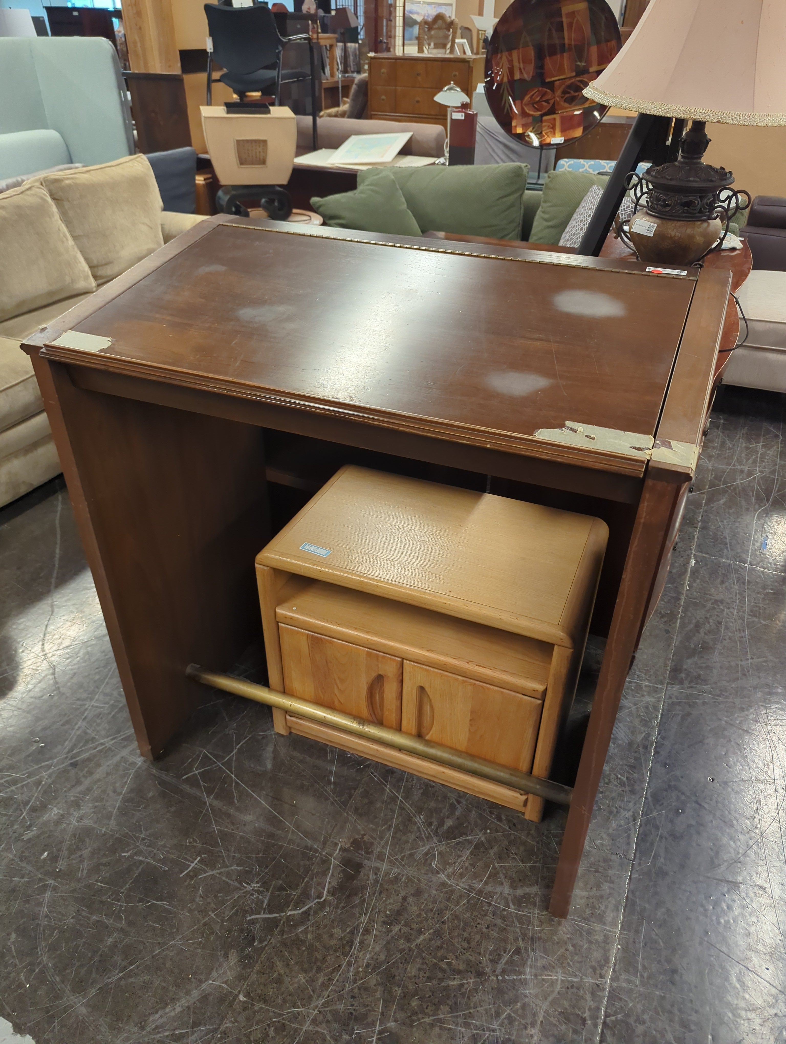 Wooden Lecture Podium
