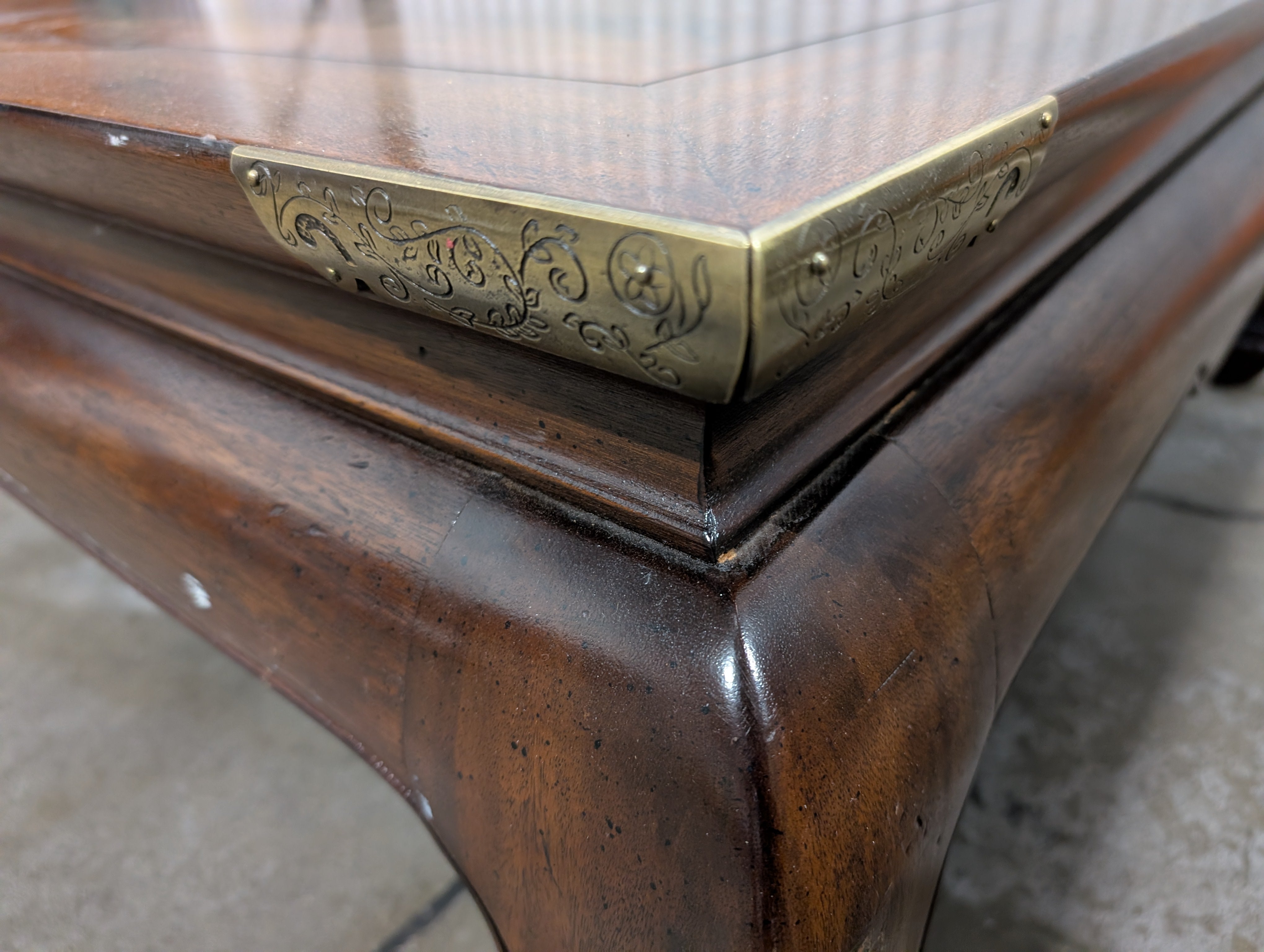 Richly-Finished Hardwood Coffee Table