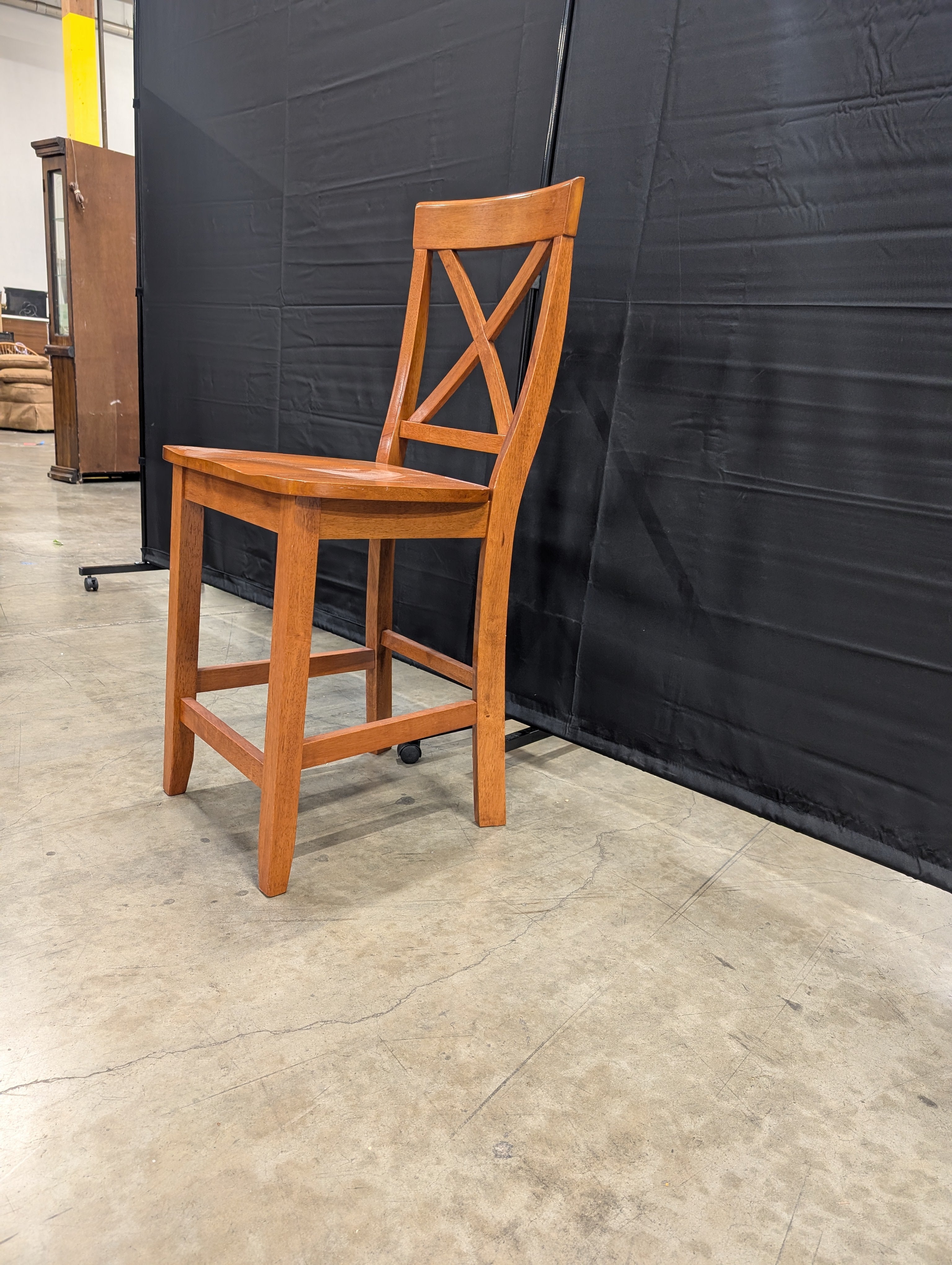 Solid Wood X-Back Dining Chair