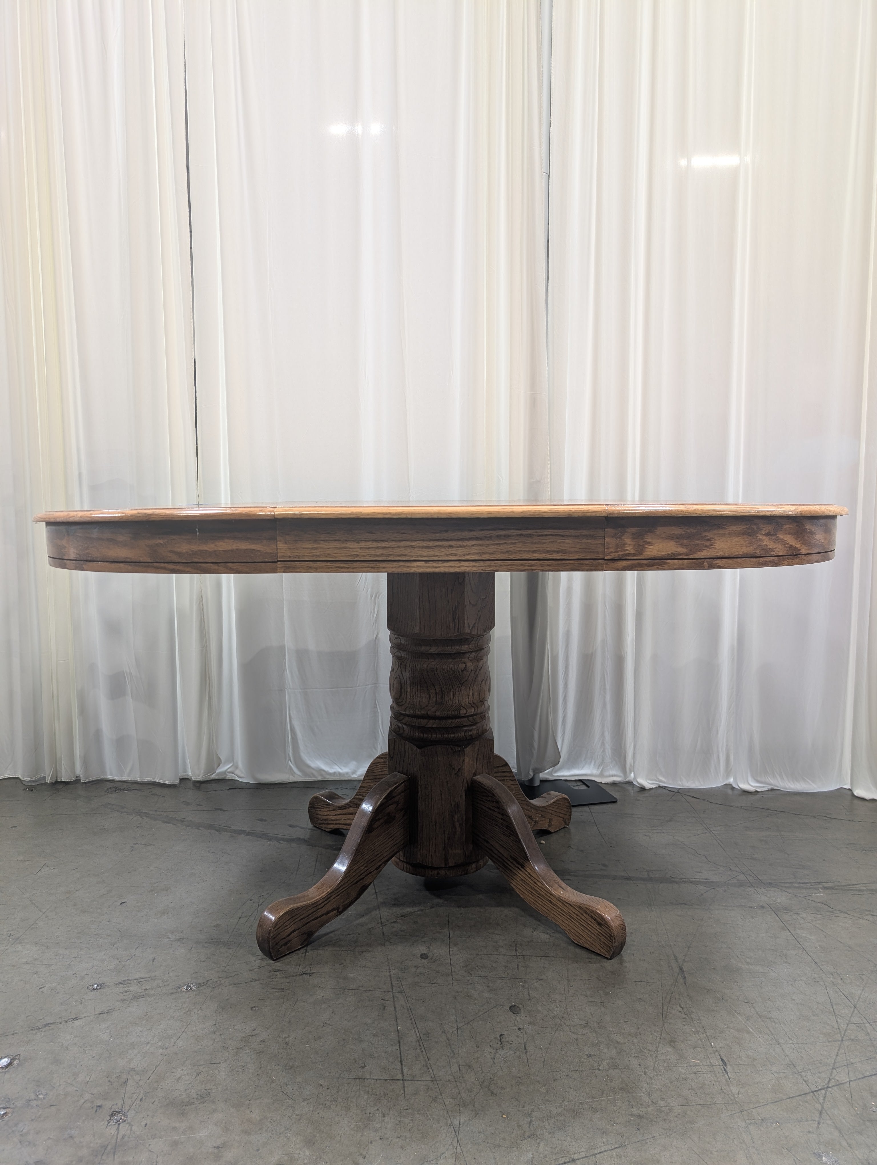 Oval Honey Oak Dining Table