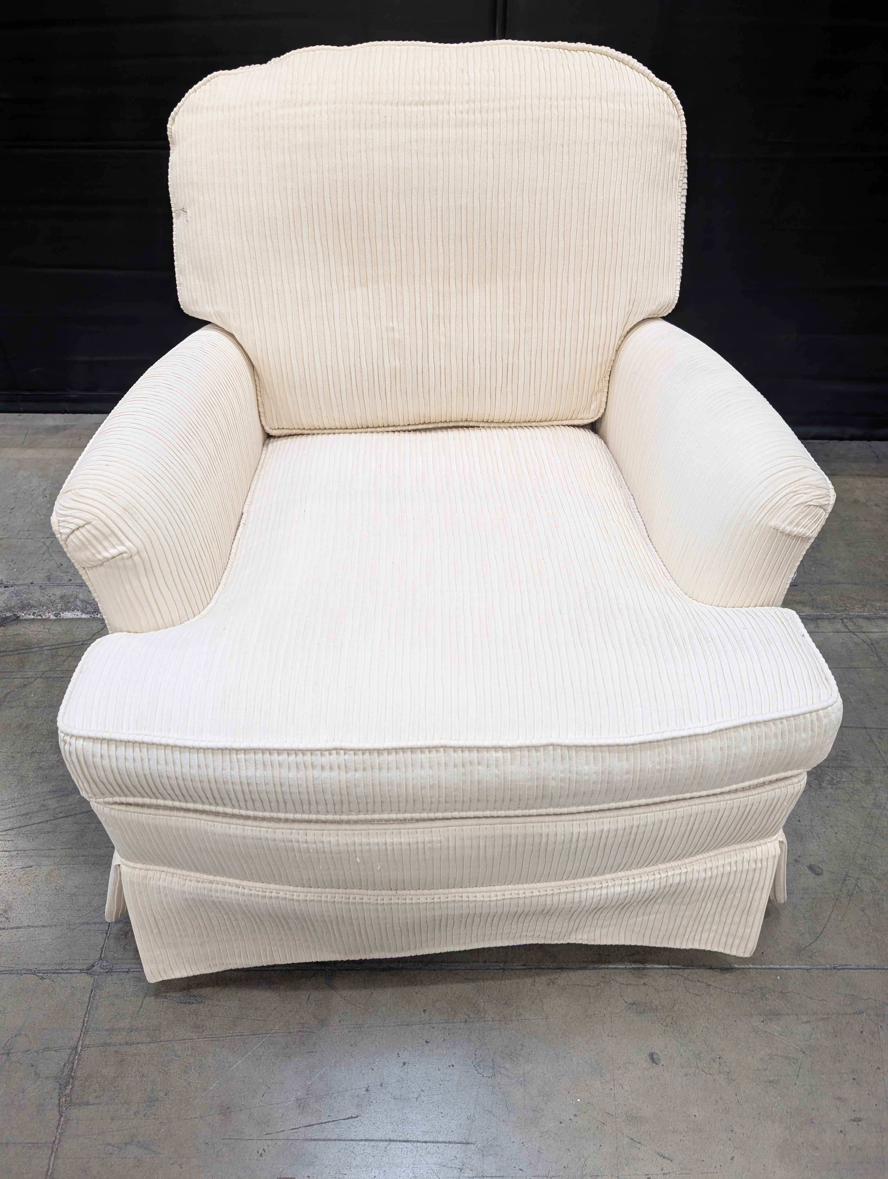 Cream Ribbed WOODMARK Original Accent Armchair