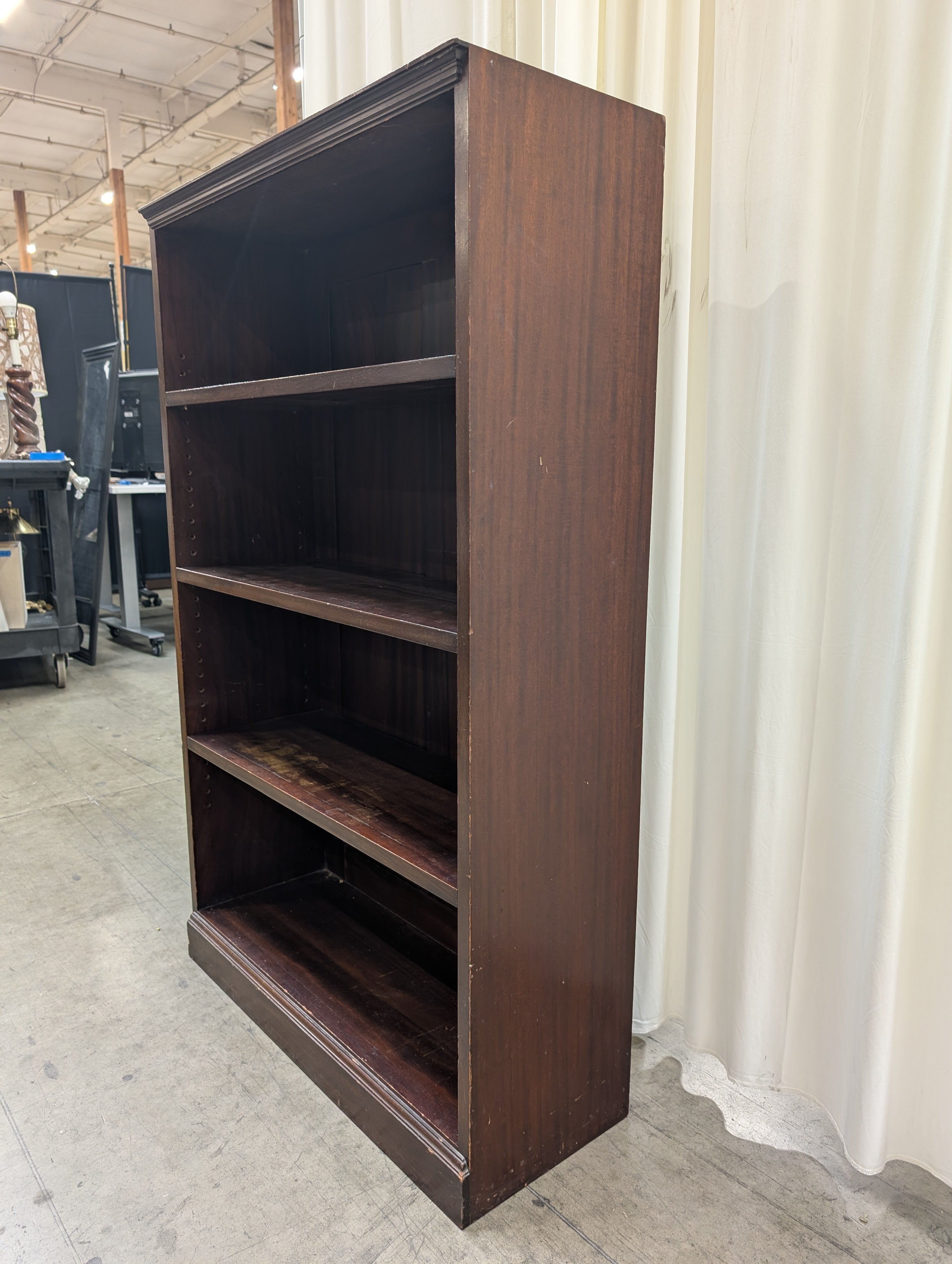 Dark Mahogany Tone Bookcase in Wood