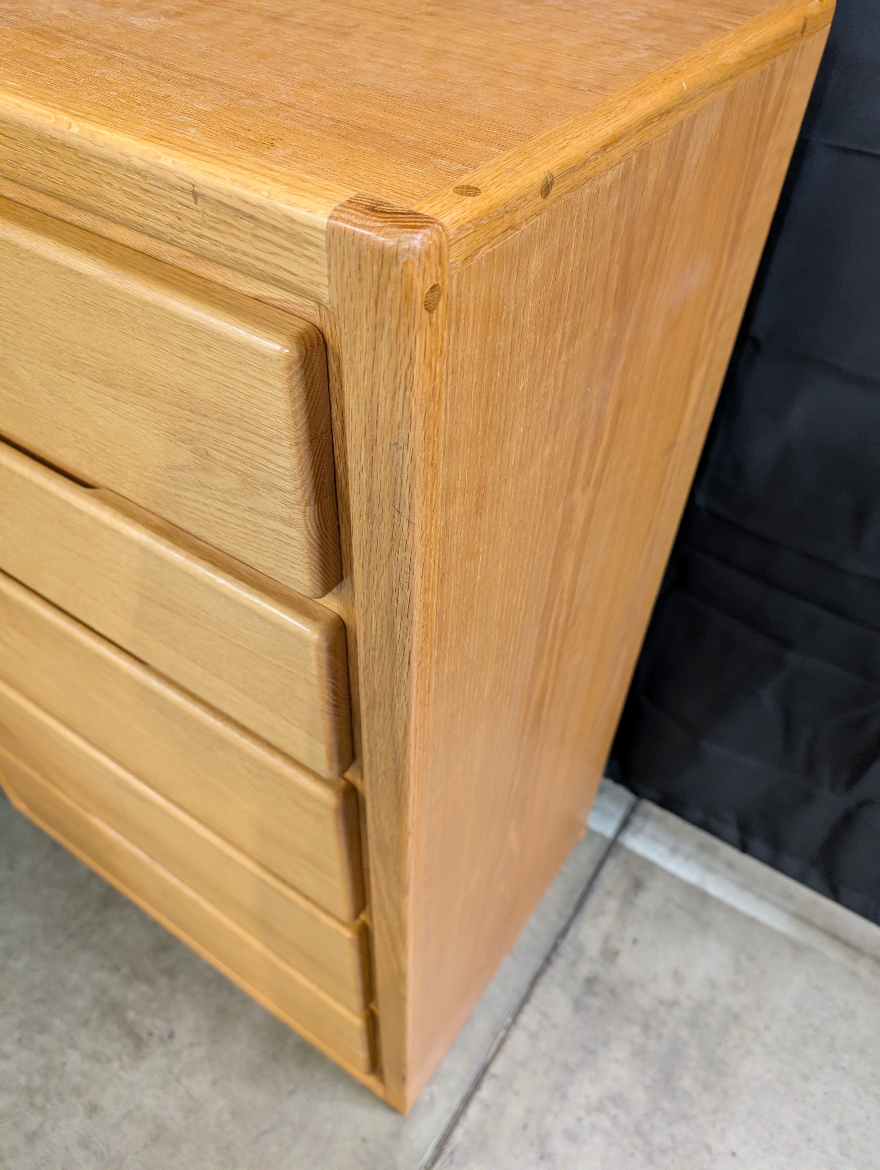 Five Drawer Wooden Dresser