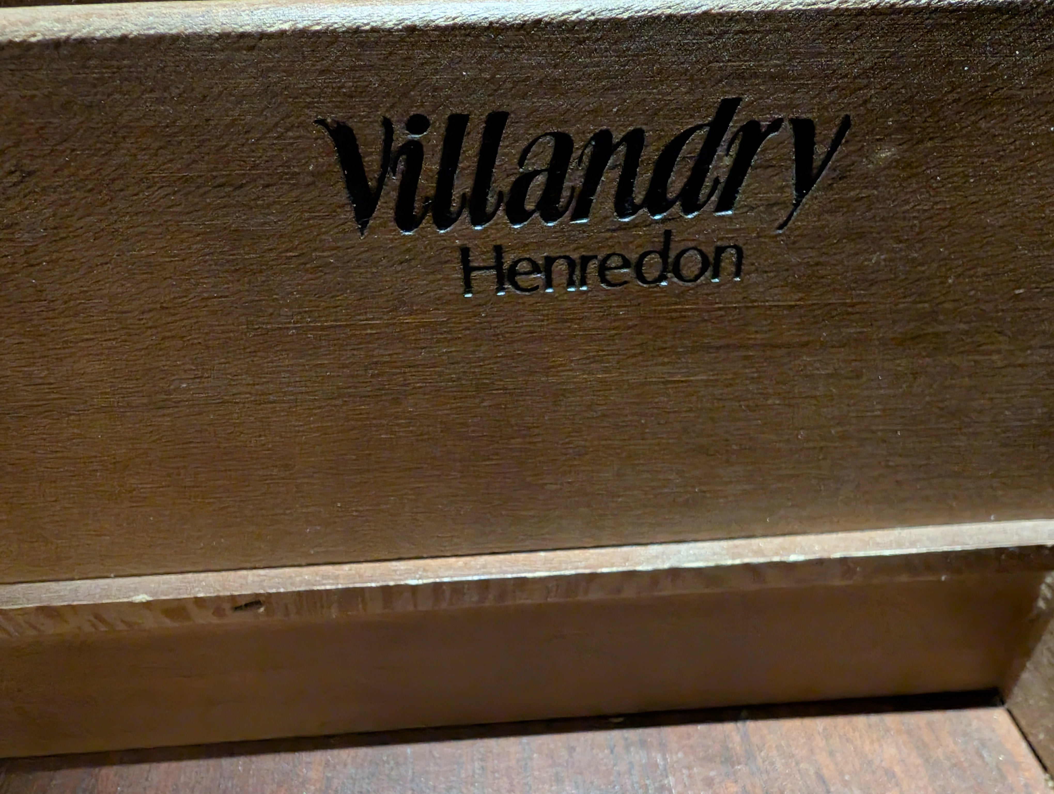 Henredon 2-Door Armoire: Rich Hardwood Wardrobe