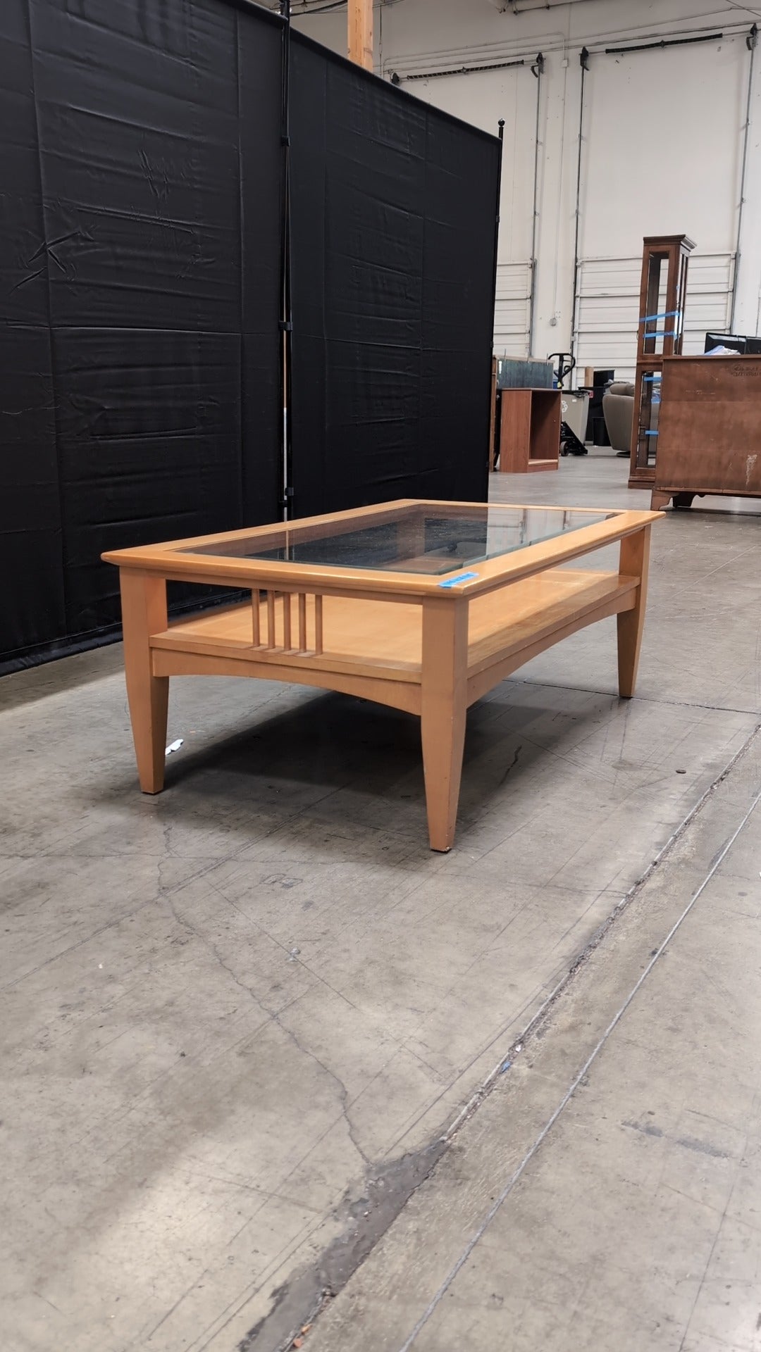 Versatile Light Brown Hardwood Recessed Frame