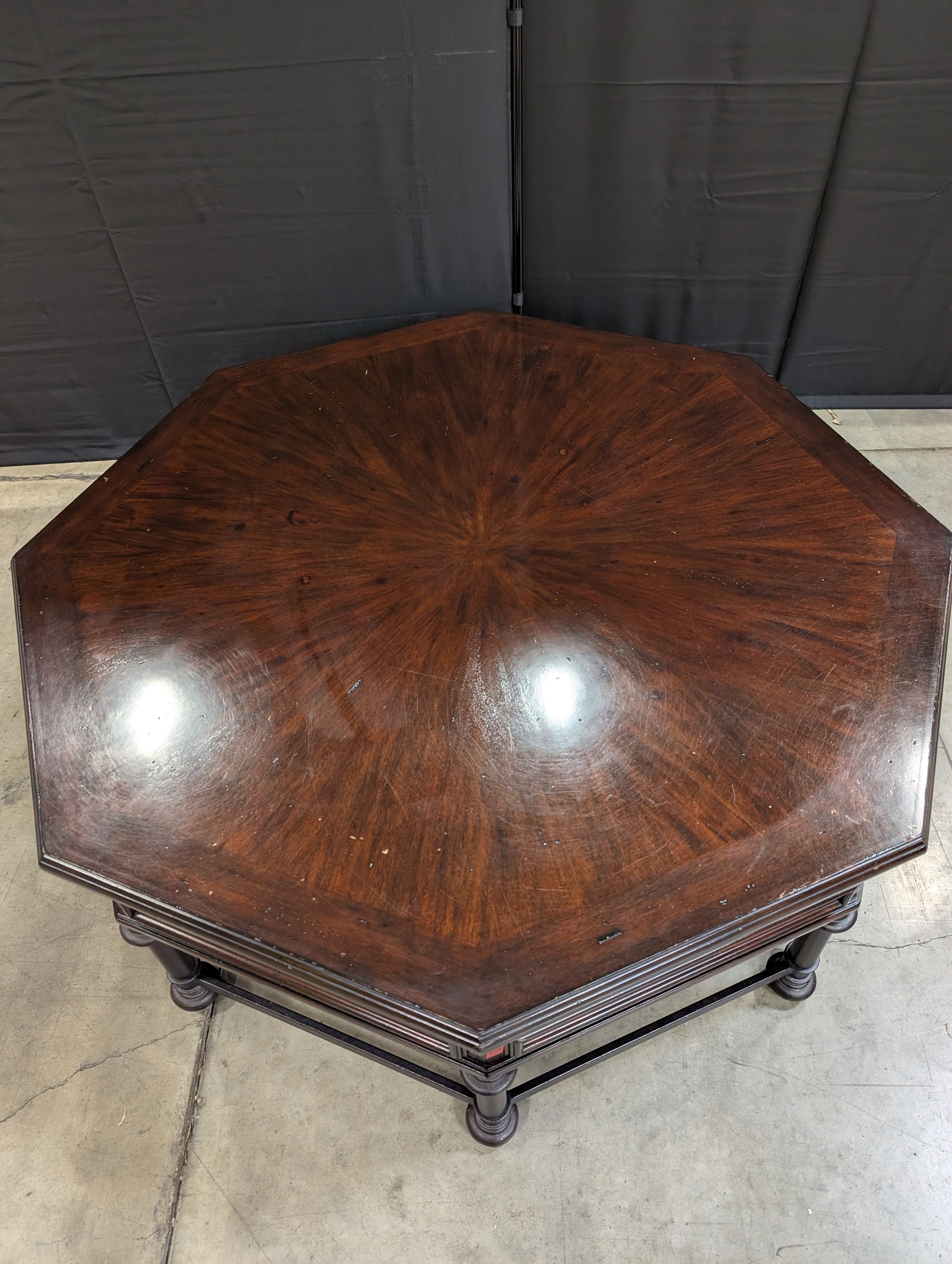 Hexagon Hardwood Coffee Table
