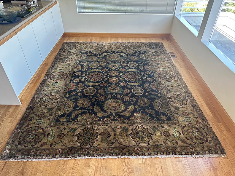 Kaleen Isfahan Style Hand Made 100% Wool 8 x 10 Area Rug | Design: 6329F